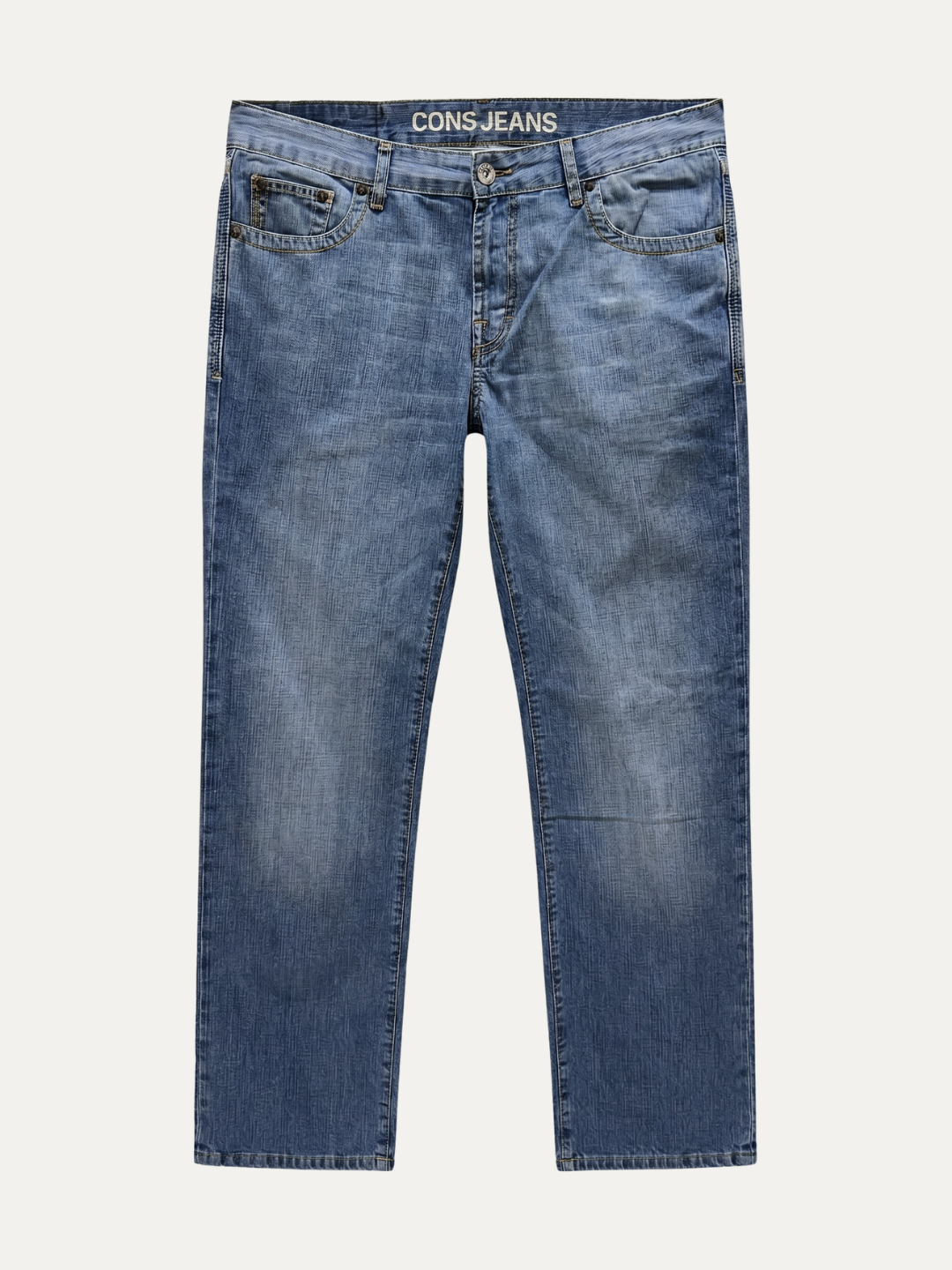 Pánske Džínsy – Antracitová Cons Jeans Jacquard Medium Wash -46