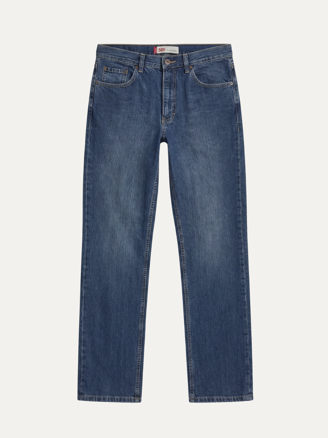Pánske Džínsy – Stredná Modrá 500 Special Jacquard Straight -48