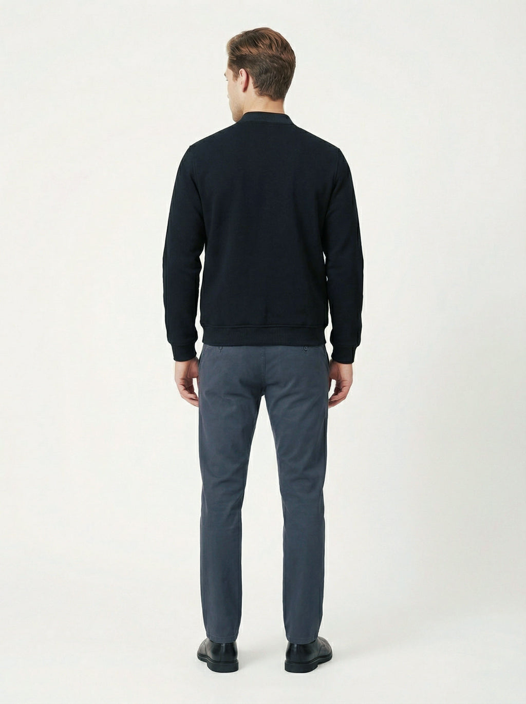 Antracid pánska mikino-bunda - prešivaná, bomber, casual - Franco fashion