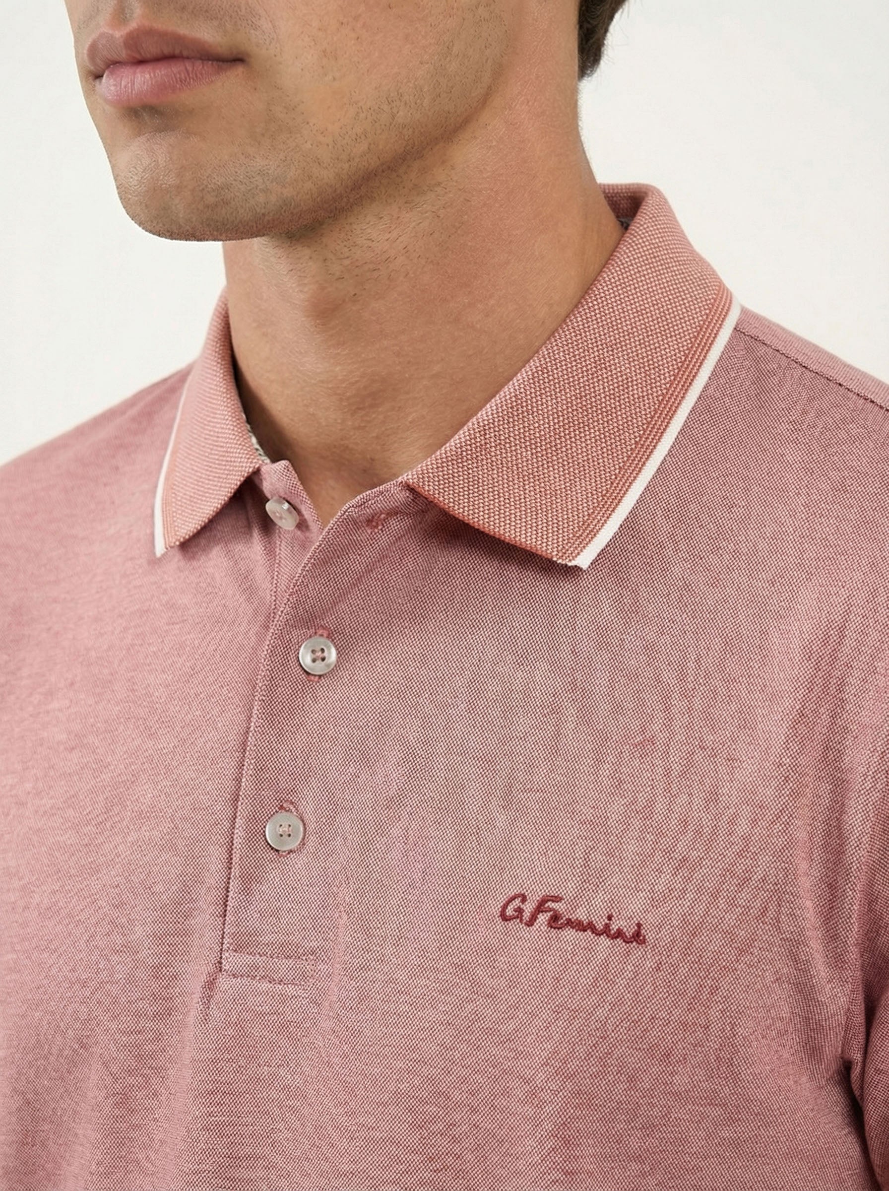 Giovanni Ferrini pánska polokošeľa - bavlnená, prémium, elegantná - Franco fashion