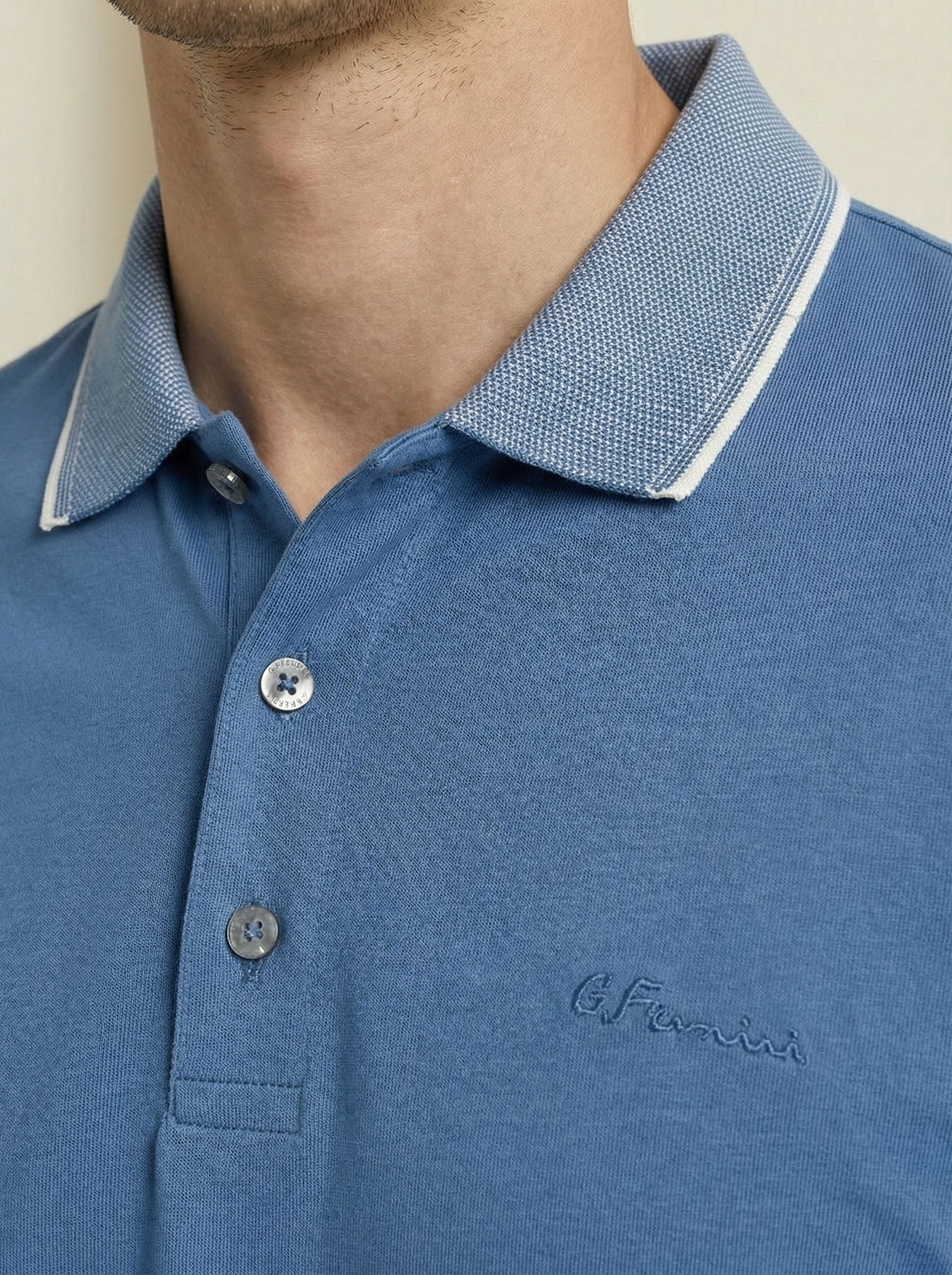 Giovanni Ferrini pánska polokošeľa - bavlnená, prémium, elegantná - Franco fashion