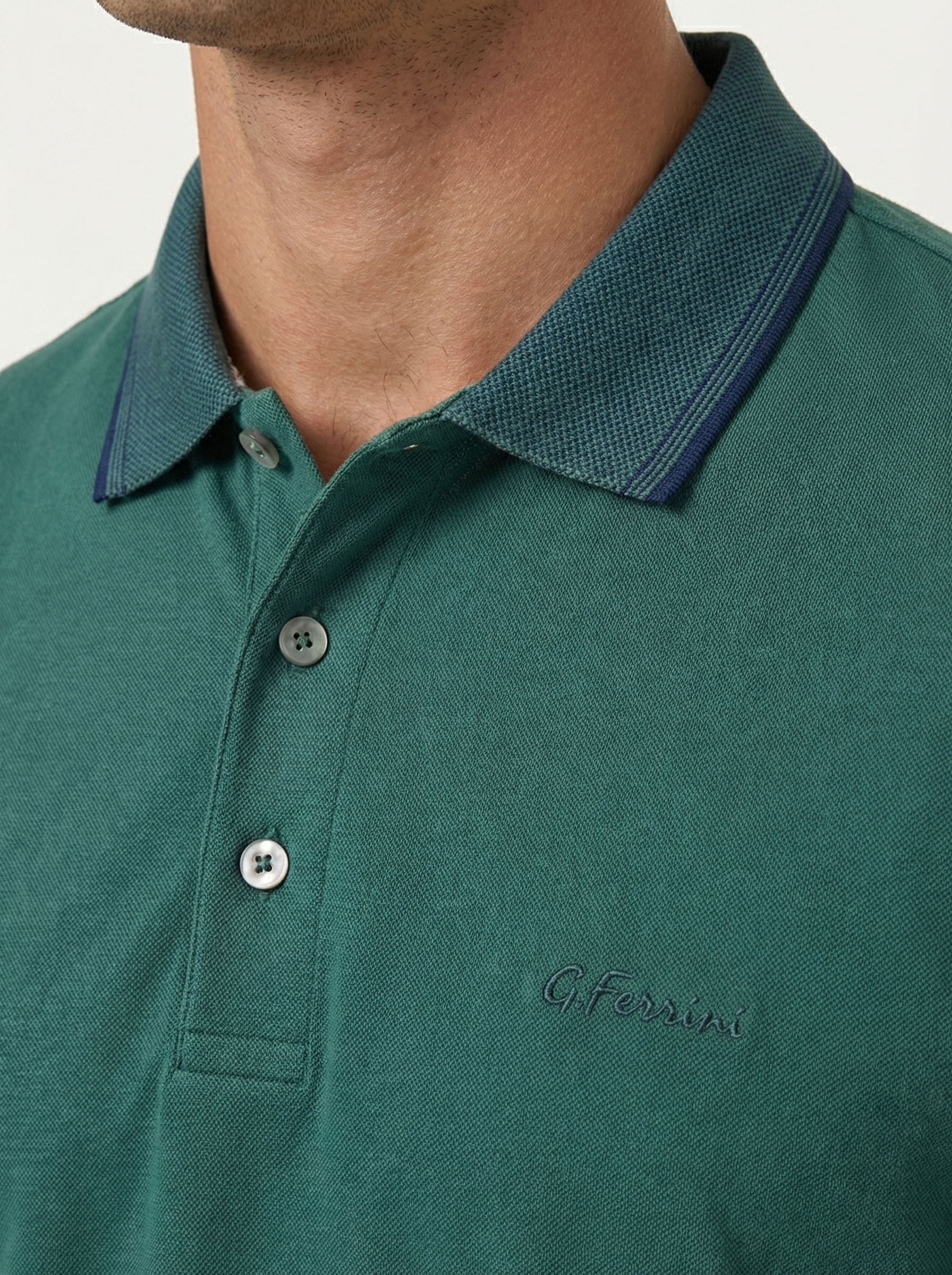 Giovanni Ferrini pánska polokošeľa - bavlnená, prémium, elegantná - Franco fashion