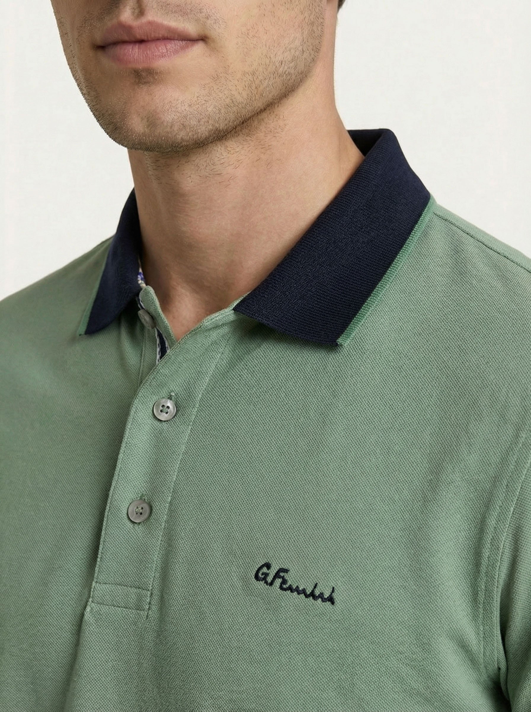 Giovanni Ferrini pánska polokošeľa - bavlnená, prémium, elegantná - Franco fashion