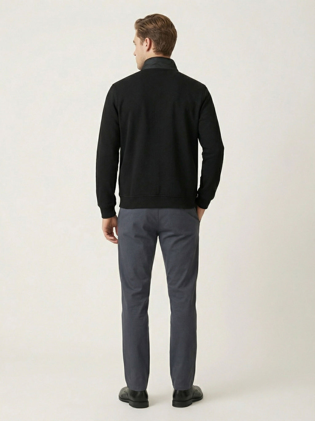 La Rotta pánska mikino-bunda - kosoštvorcové prešívanie, bomber, casual - Franco fashion