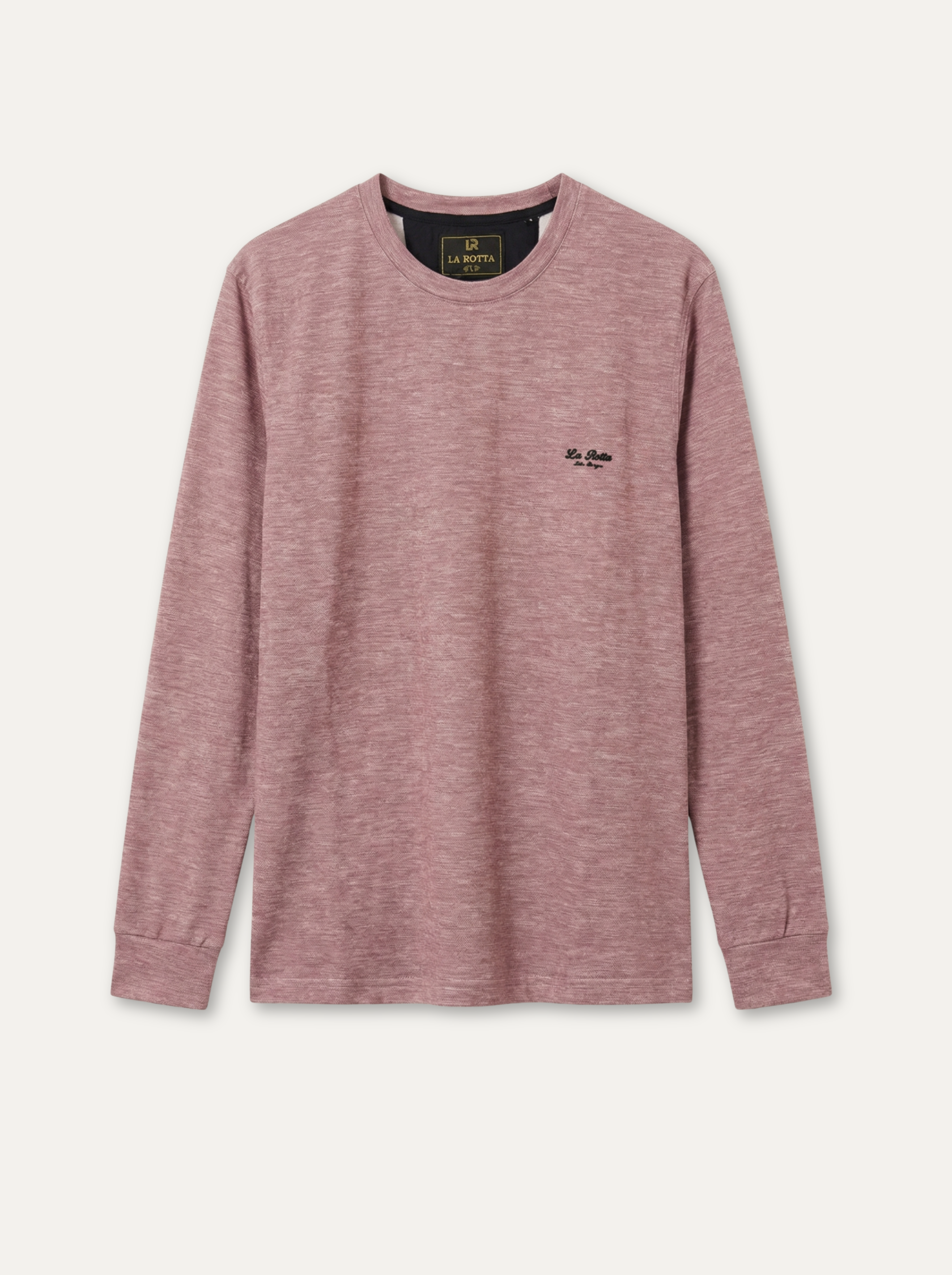 La Rotta pánsky pulóver - bavlnený, dlhý rukáv, casual - Franco fashion