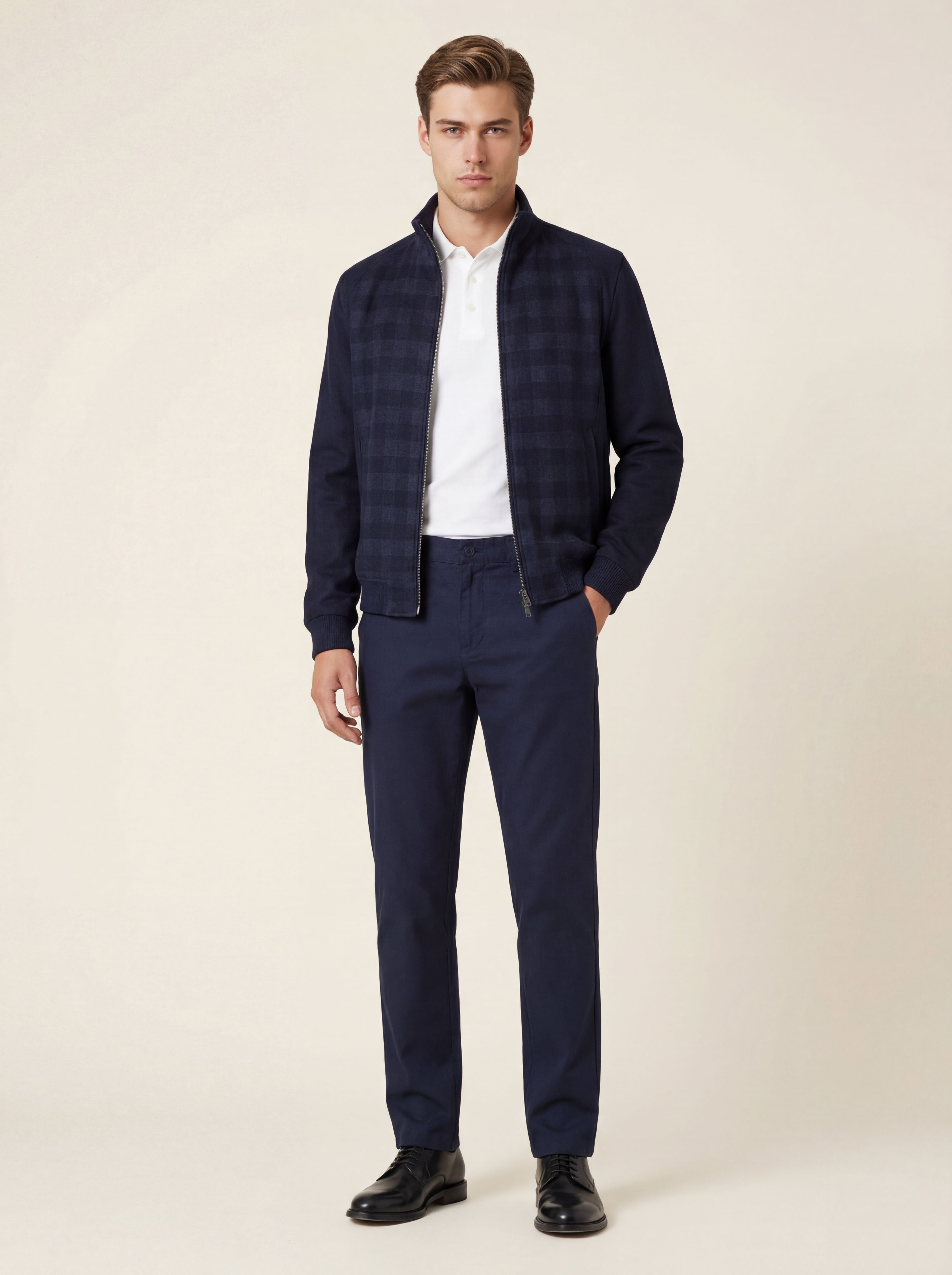 Pánske Nohavice Giovanni Ferinni - Elegantné Chinos Nohavice