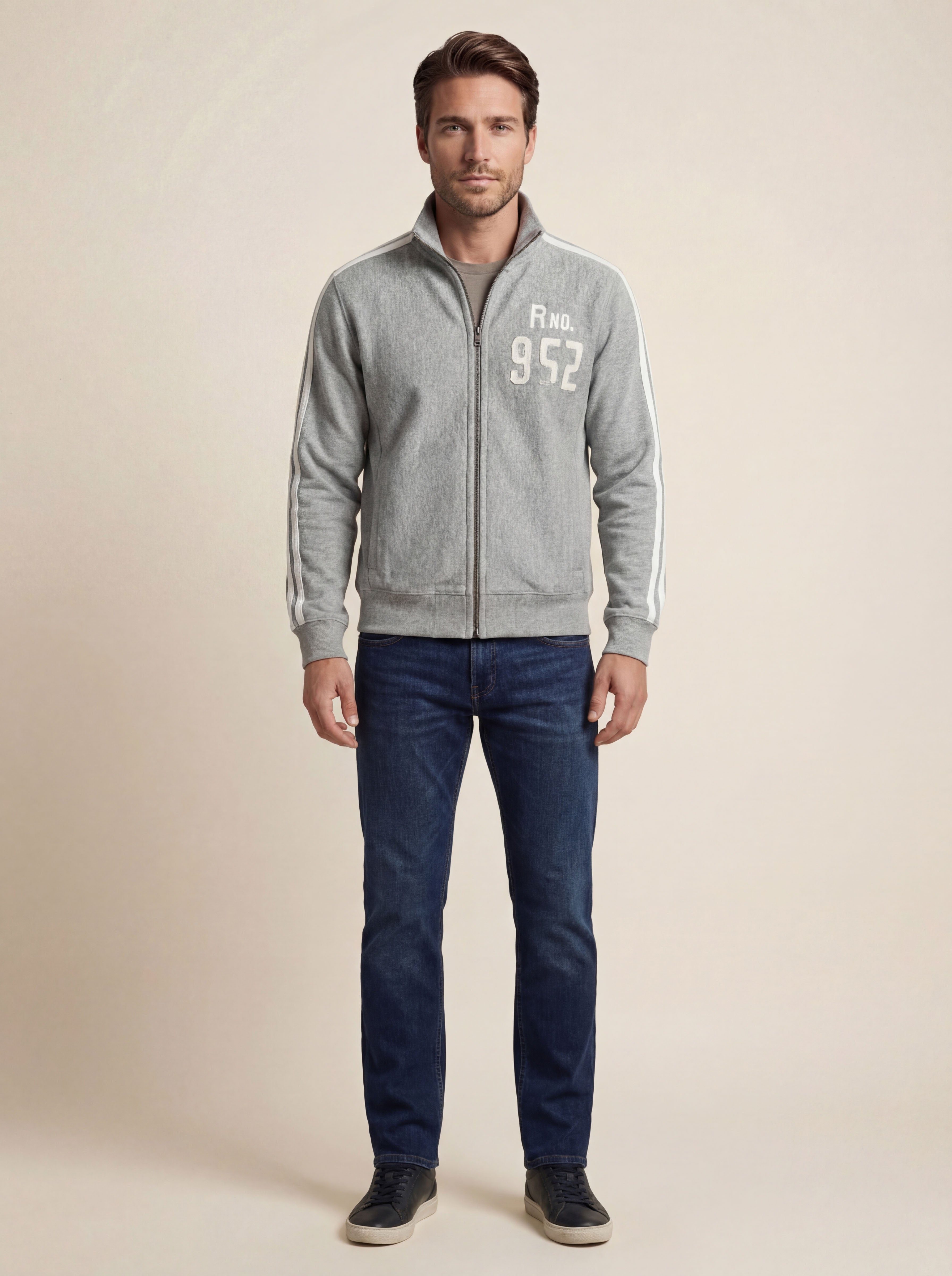 Pánska Mikina Cons Jeans  - Bavlnená Mikina - Franco fashion