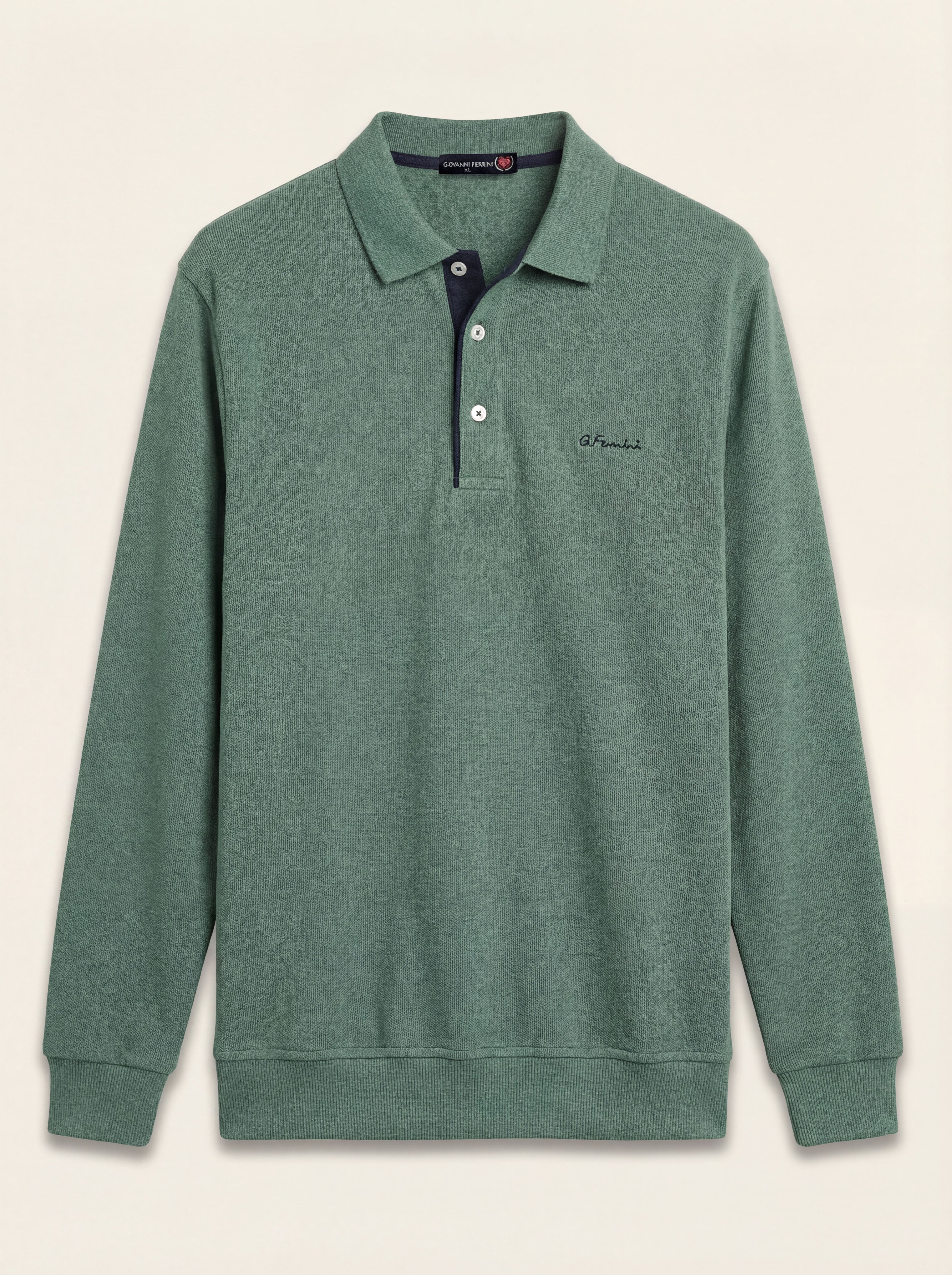 Pánska Polokošeľa Giovanni Ferinni s Dlhým Rukávom - Elegantná Polokošeľa - Franco fashion