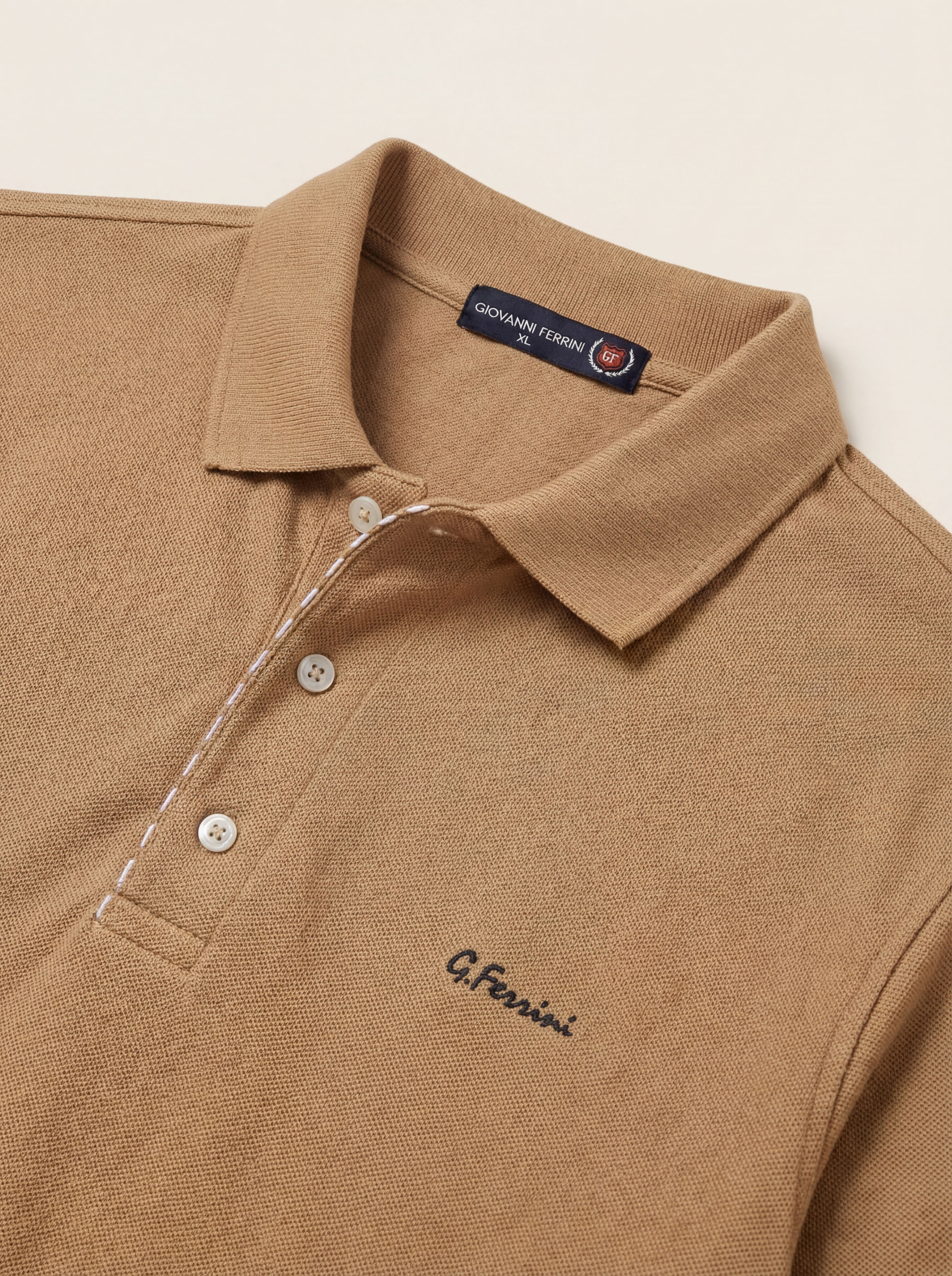 Pánska Polokošeľa Giovanni Ferinni s Dlhým Rukávom - Elegantná Polokošeľa - Franco fashion