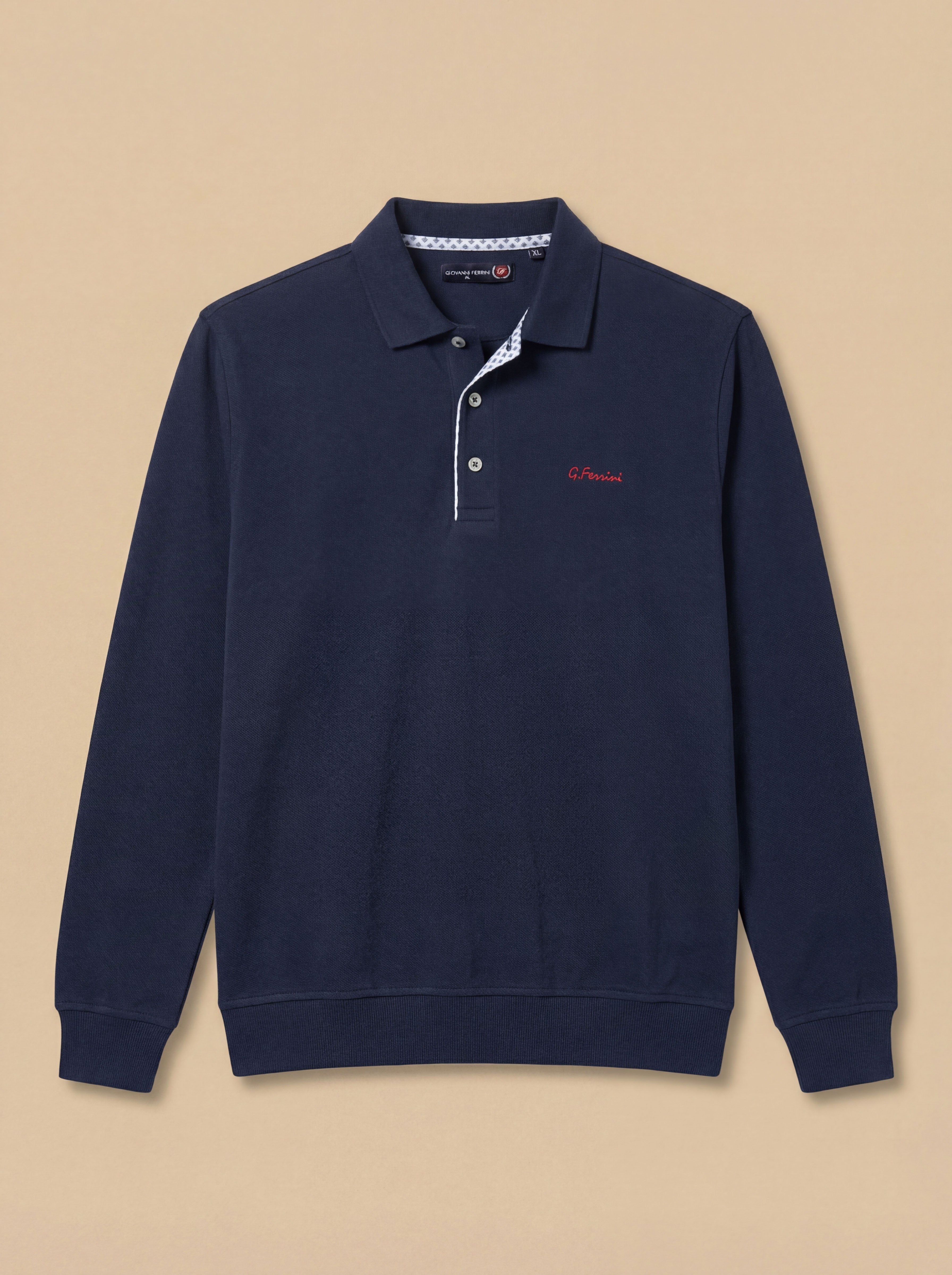 Pánska Polokošeľa Giovanni Ferinni s Dlhým Rukávom - Elegantná Polokošeľa - Franco fashion