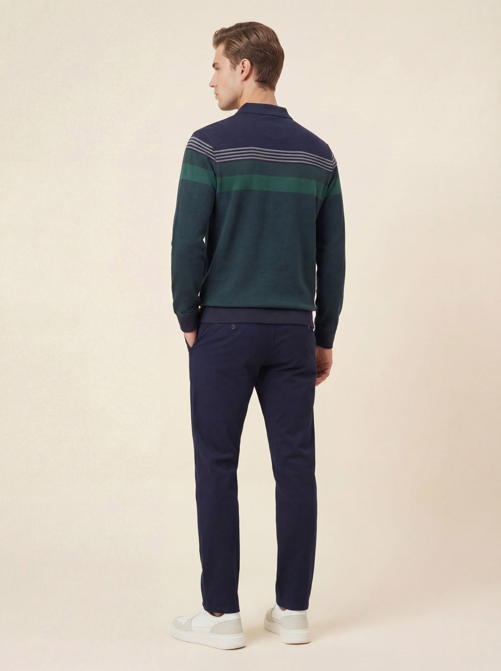 Pánska Polokošeľa Giovanni Ferinni s Dlhým Rukávom - Elegantná Polokošeľa - Franco fashion