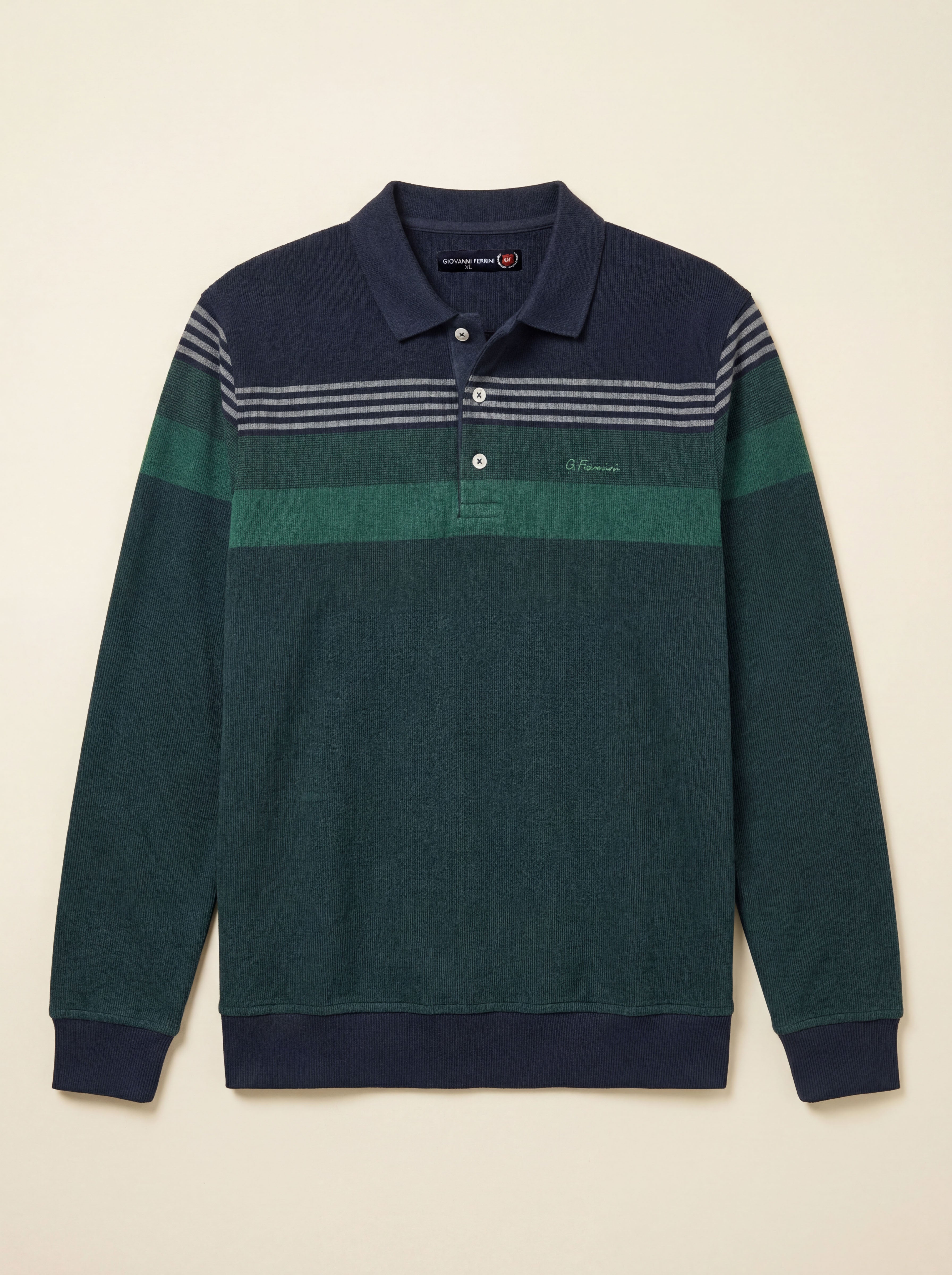 Pánska Polokošeľa Giovanni Ferinni s Dlhým Rukávom - Elegantná Polokošeľa - Franco fashion