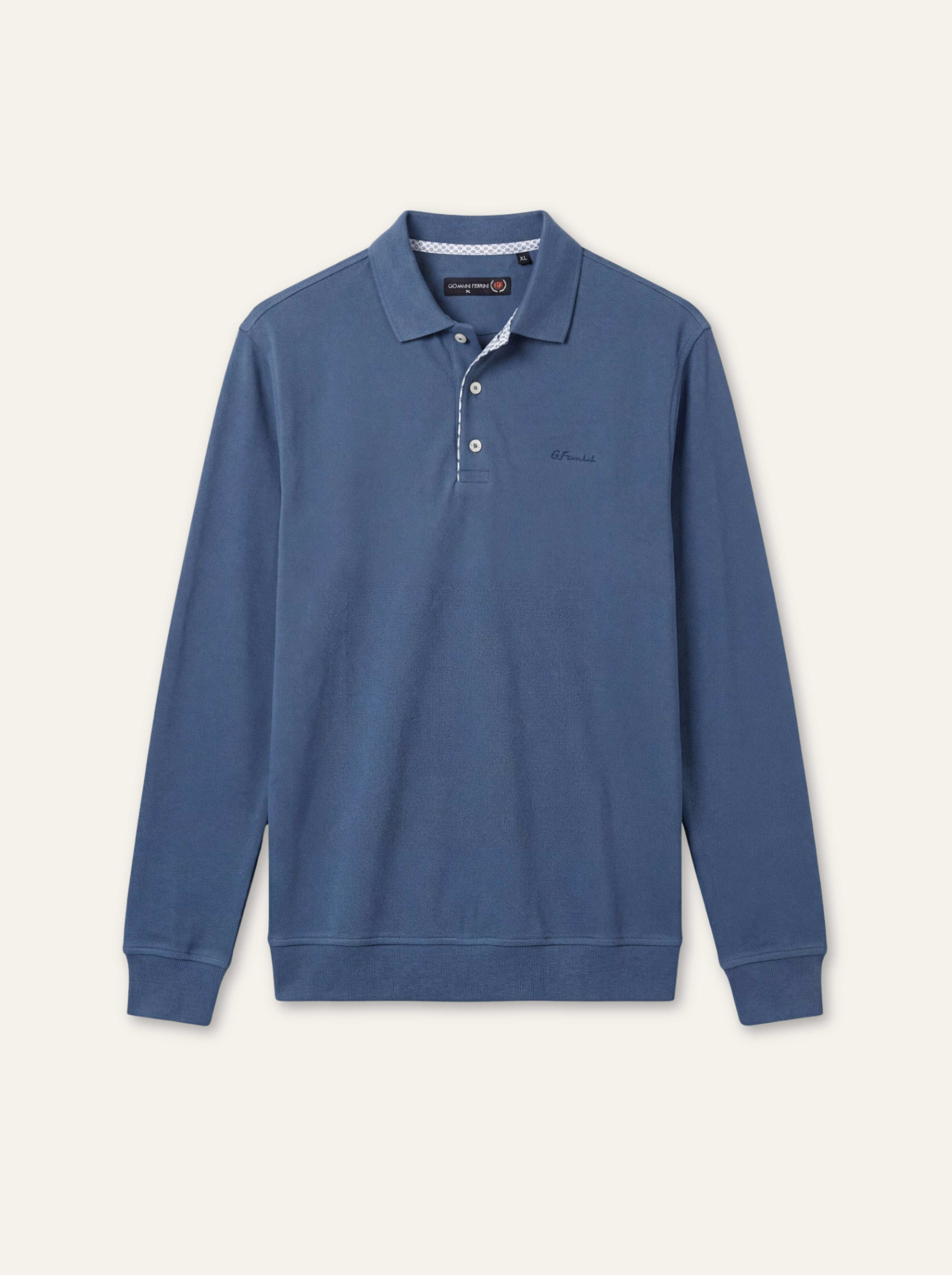 Pánska Polokošeľa Giovanni Ferinni s Dlhým Rukávom - Elegantná Polokošeľa - Franco fashion