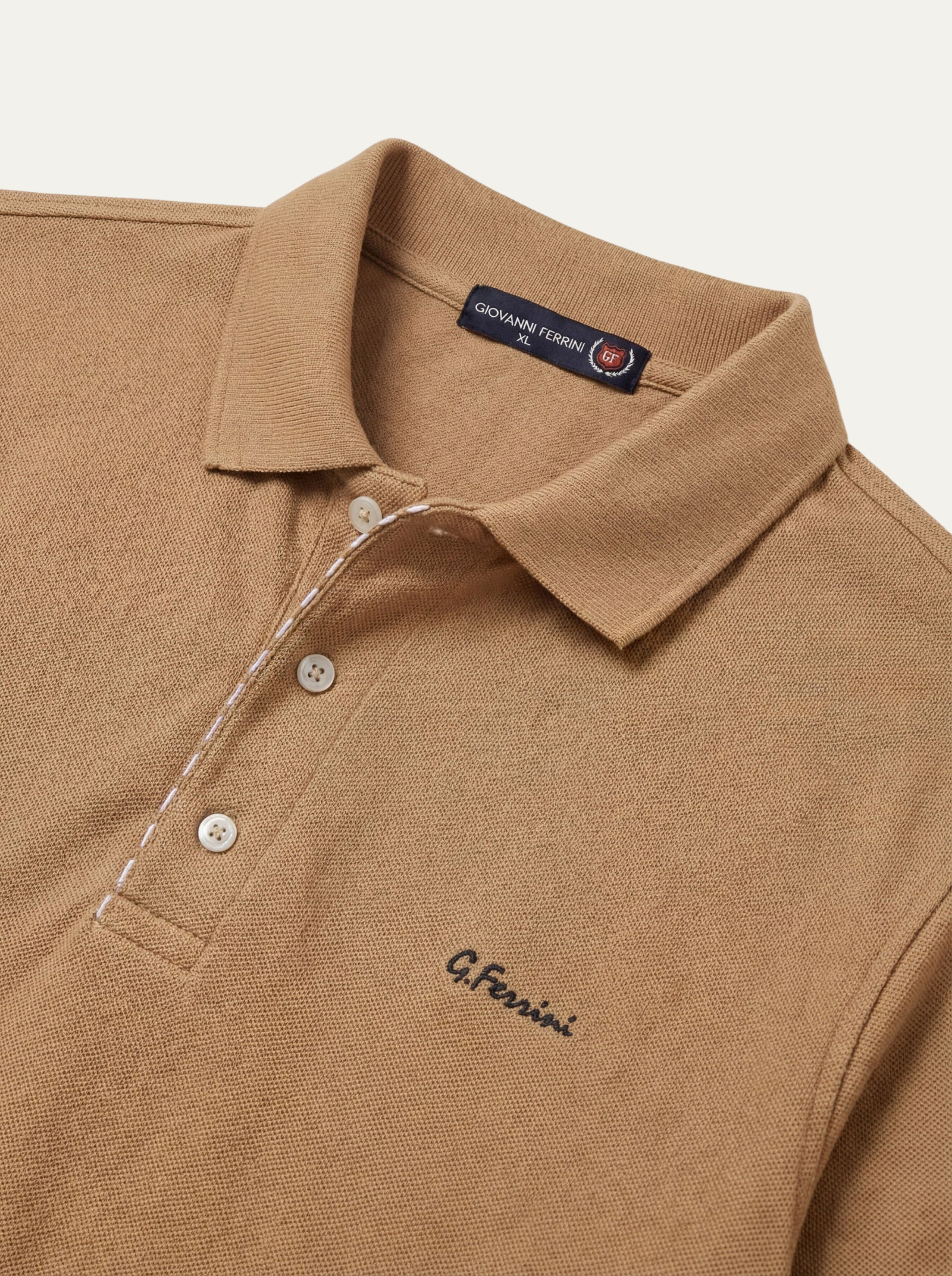 Pánska Polokošeľa Giovanni Ferinni s Dlhým Rukávom - Elegantná Polokošeľa - Franco fashion