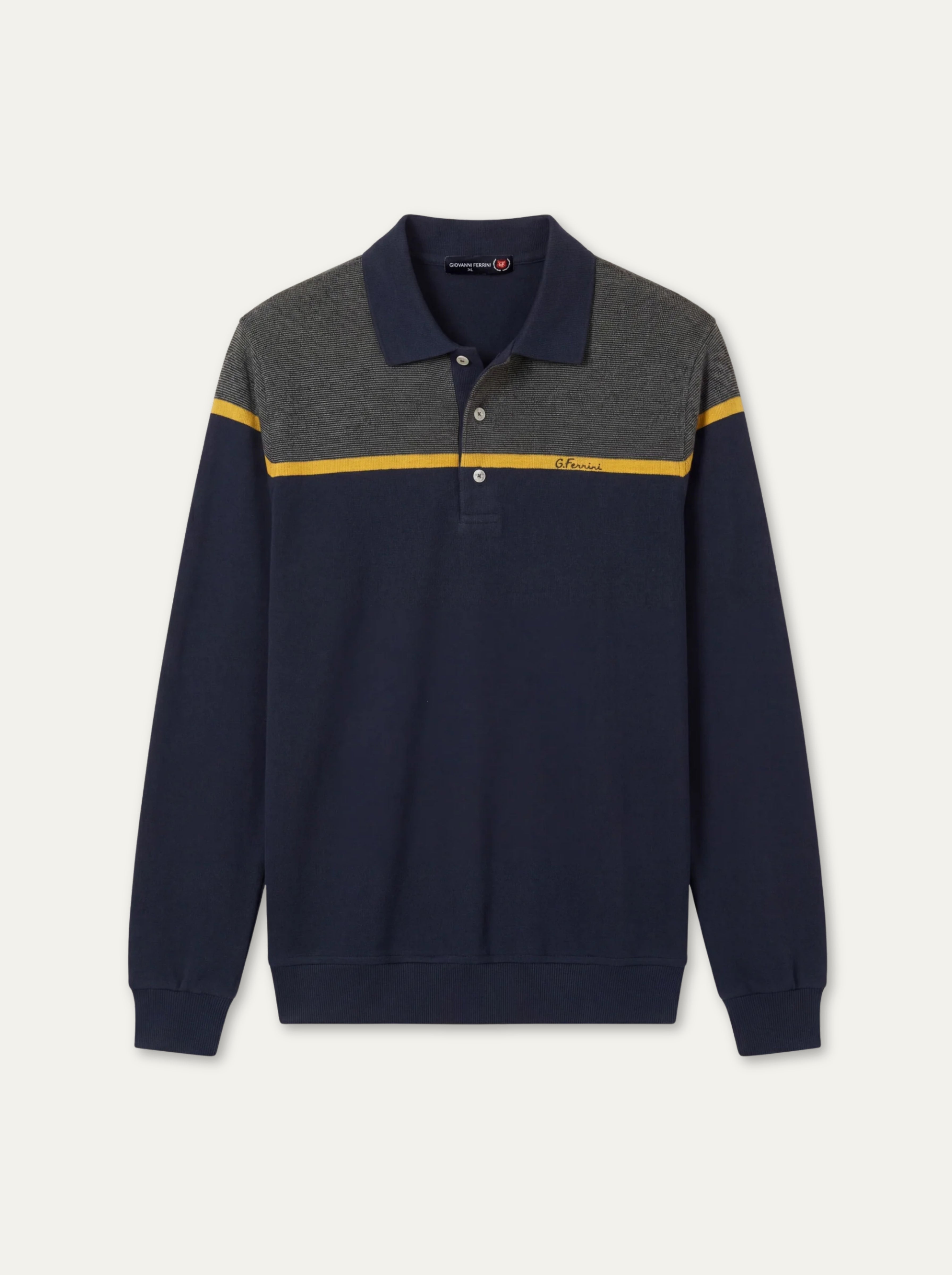 Pánska Polokošeľa Giovanni Ferinni s Dlhým Rukávom - Elegantná Polokošeľa - Franco fashion