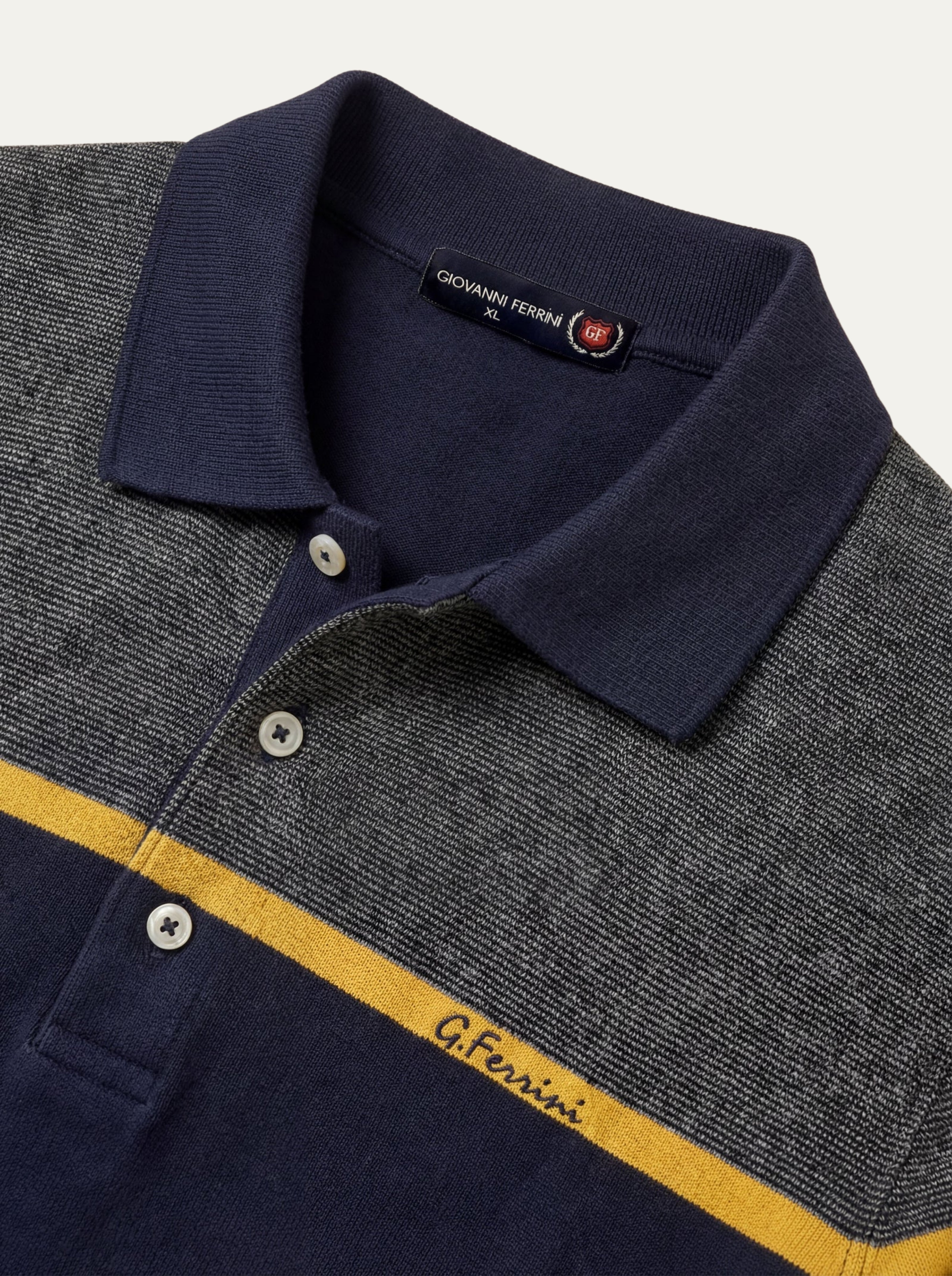 Pánska Polokošeľa Giovanni Ferinni s Dlhým Rukávom - Elegantná Polokošeľa - Franco fashion