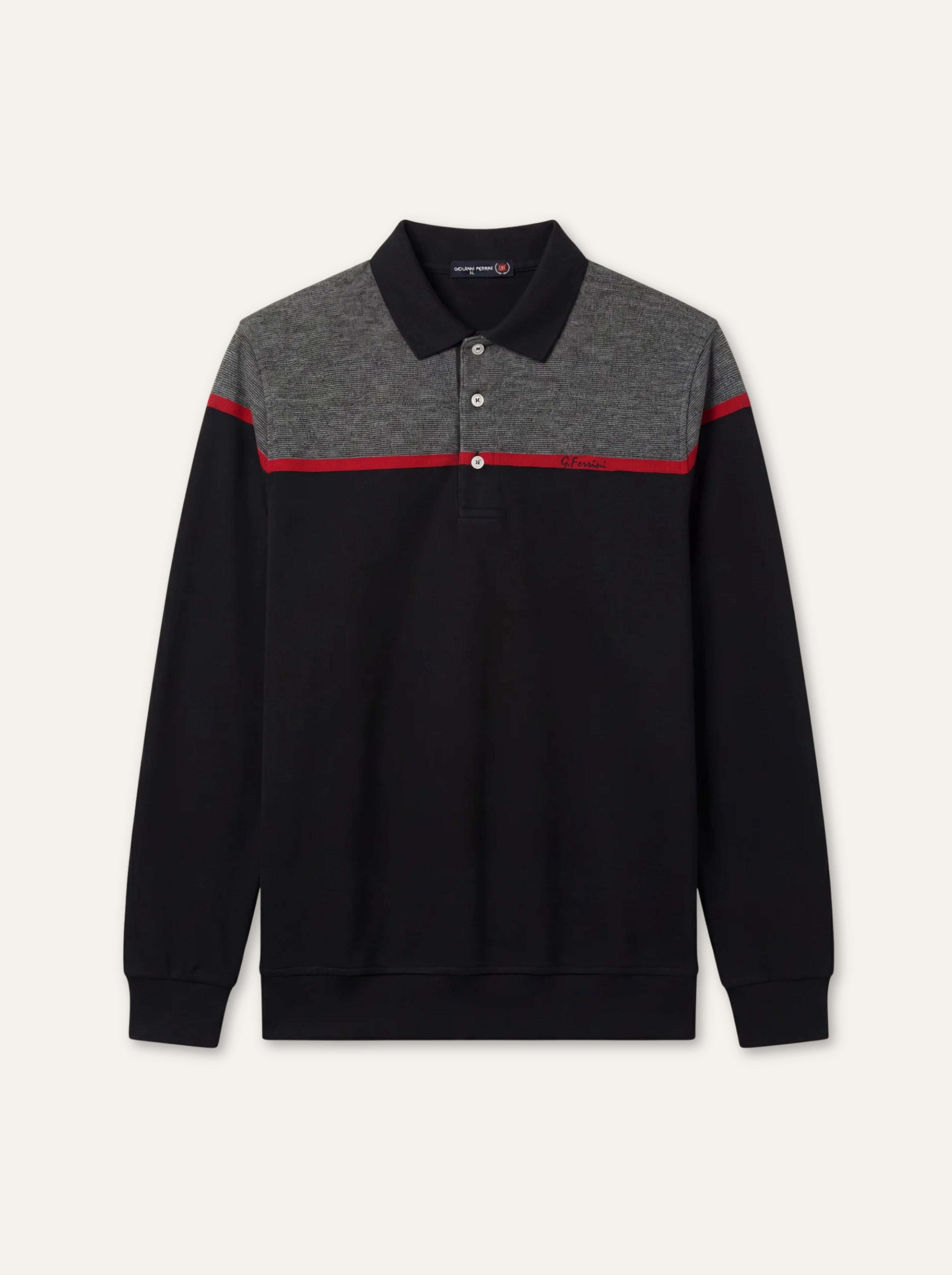 Pánska Polokošeľa Giovanni Ferinni s Dlhým Rukávom - Elegantná Polokošeľa - Franco fashion