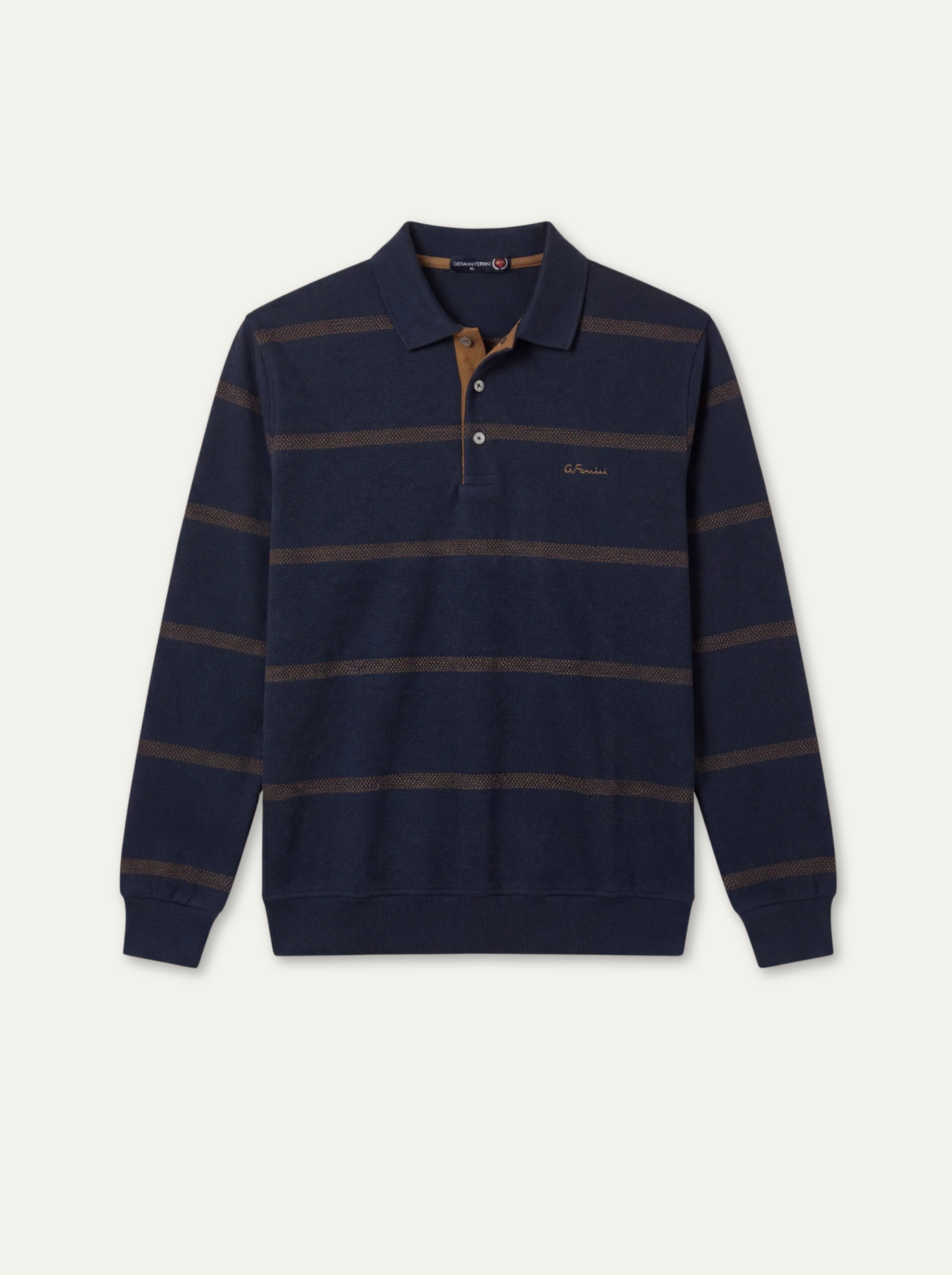 Pánska Polokošeľa Giovanni Ferinni s Dlhým Rukávom - Elegantná Polokošeľa - Franco fashion