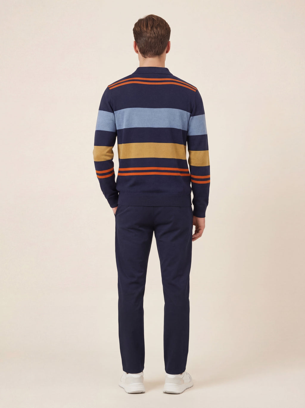 Pánska Polokošeľa Giovanni Ferinni s Dlhým Rukávom - Moderný Dizajn - Franco fashion