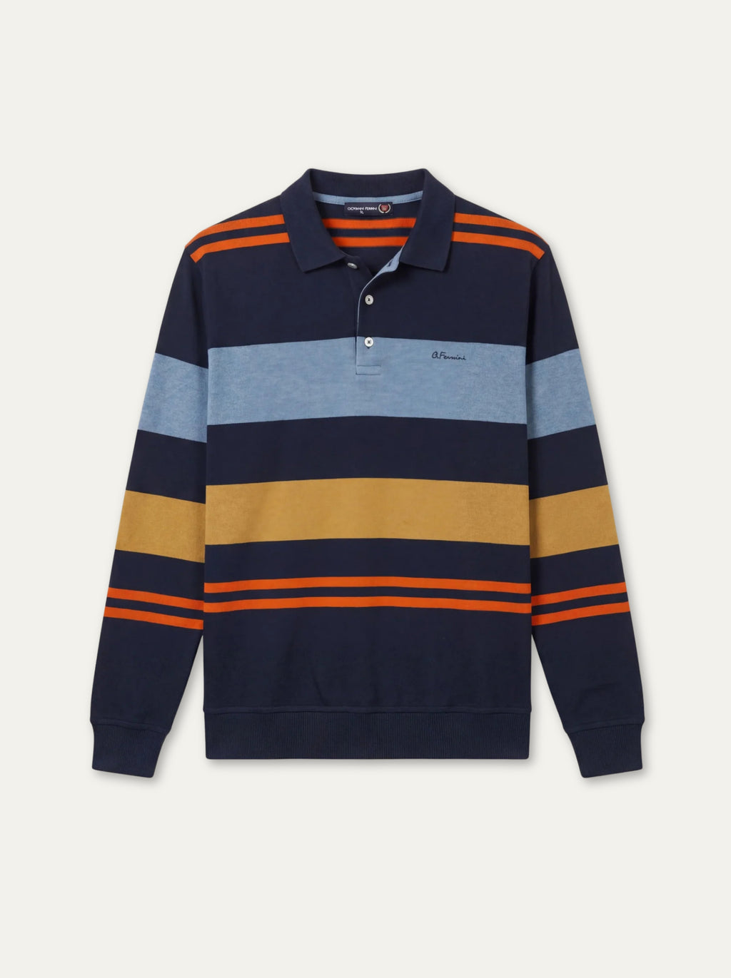 Pánska Polokošeľa Giovanni Ferinni s Dlhým Rukávom - Moderný Dizajn - Franco fashion