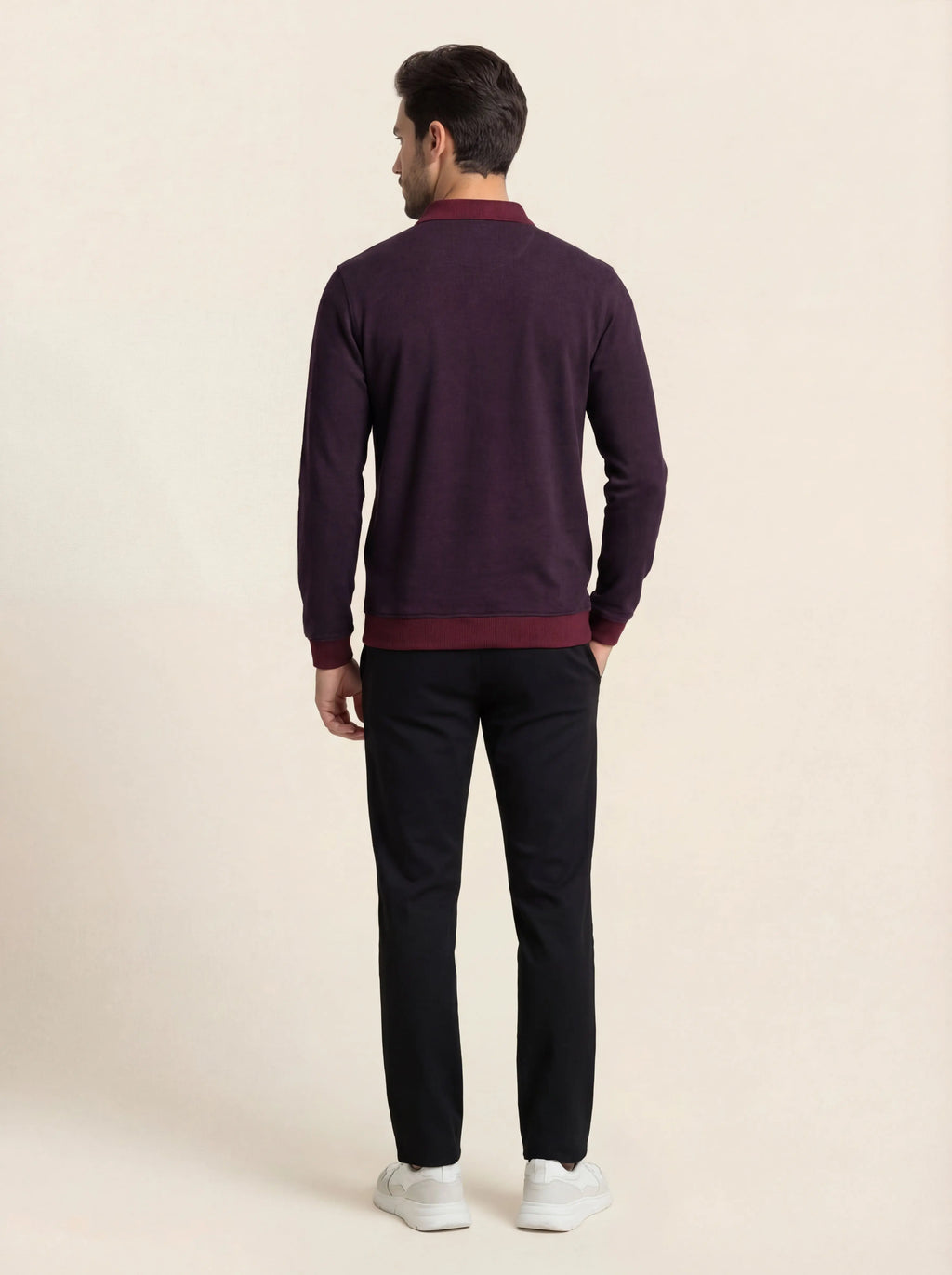 Pánska Polokošeľa Giovanni Ferinni s Dlhým Rukávom - Štýlová Bavlnená Polokošeľa - Franco fashion