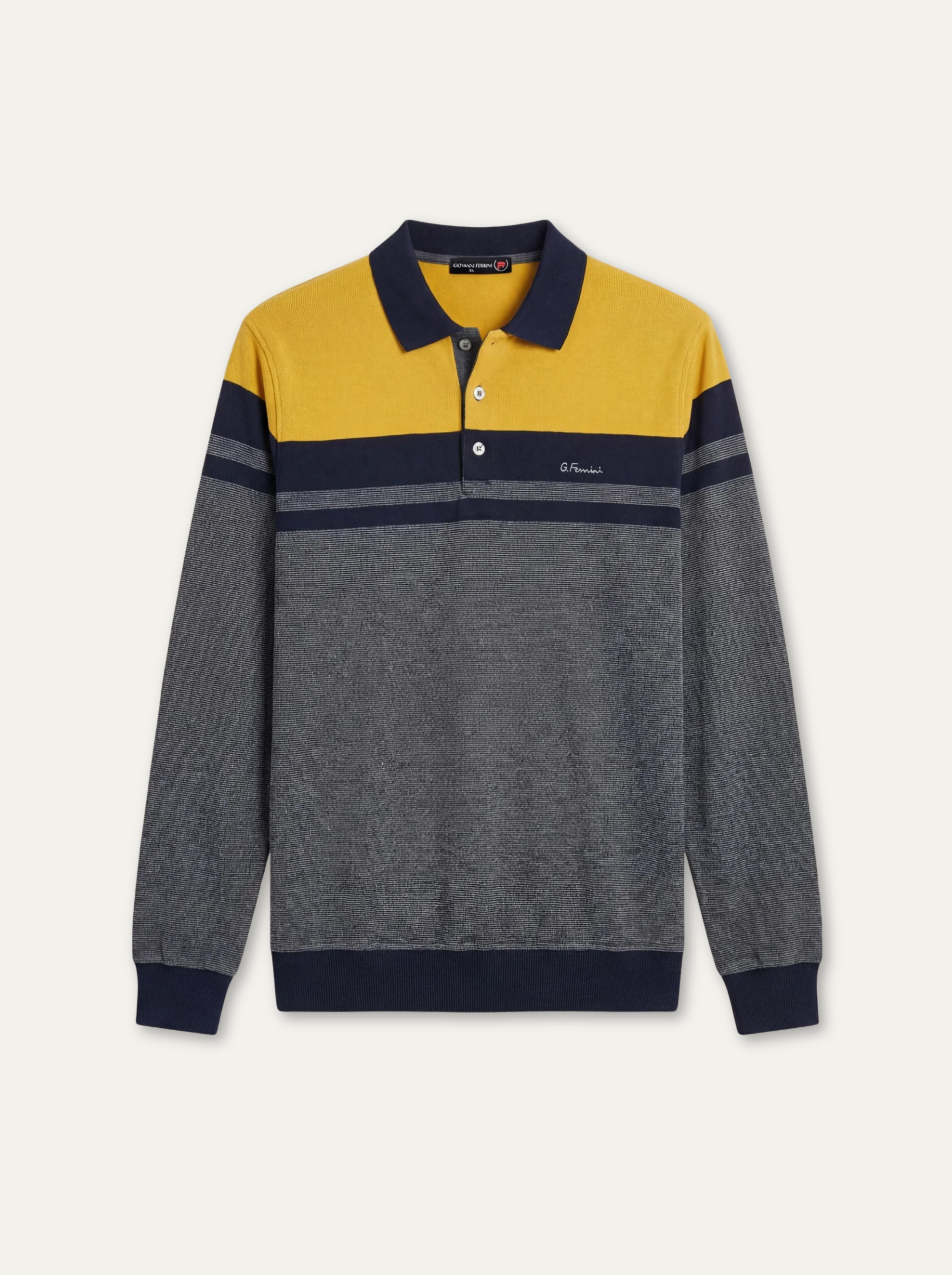 Pánska Polokošeľa Giovanni Ferinni s Dlhým Rukávom - Štýlová Polokošeľa - Franco fashion