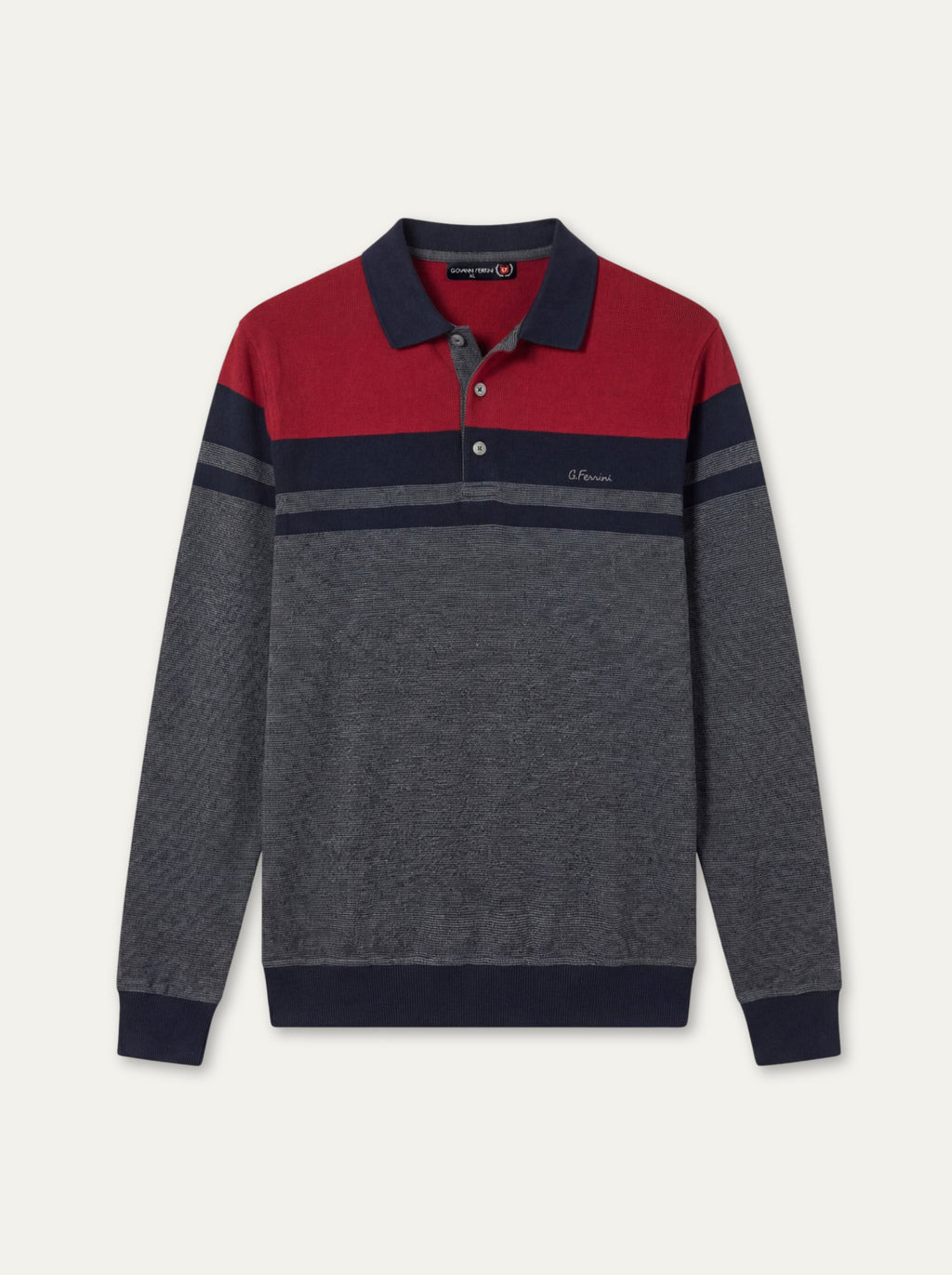 Pánska Polokošeľa Giovanni Ferinni s Dlhým Rukávom - Štýlová Polokošeľa - Franco fashion