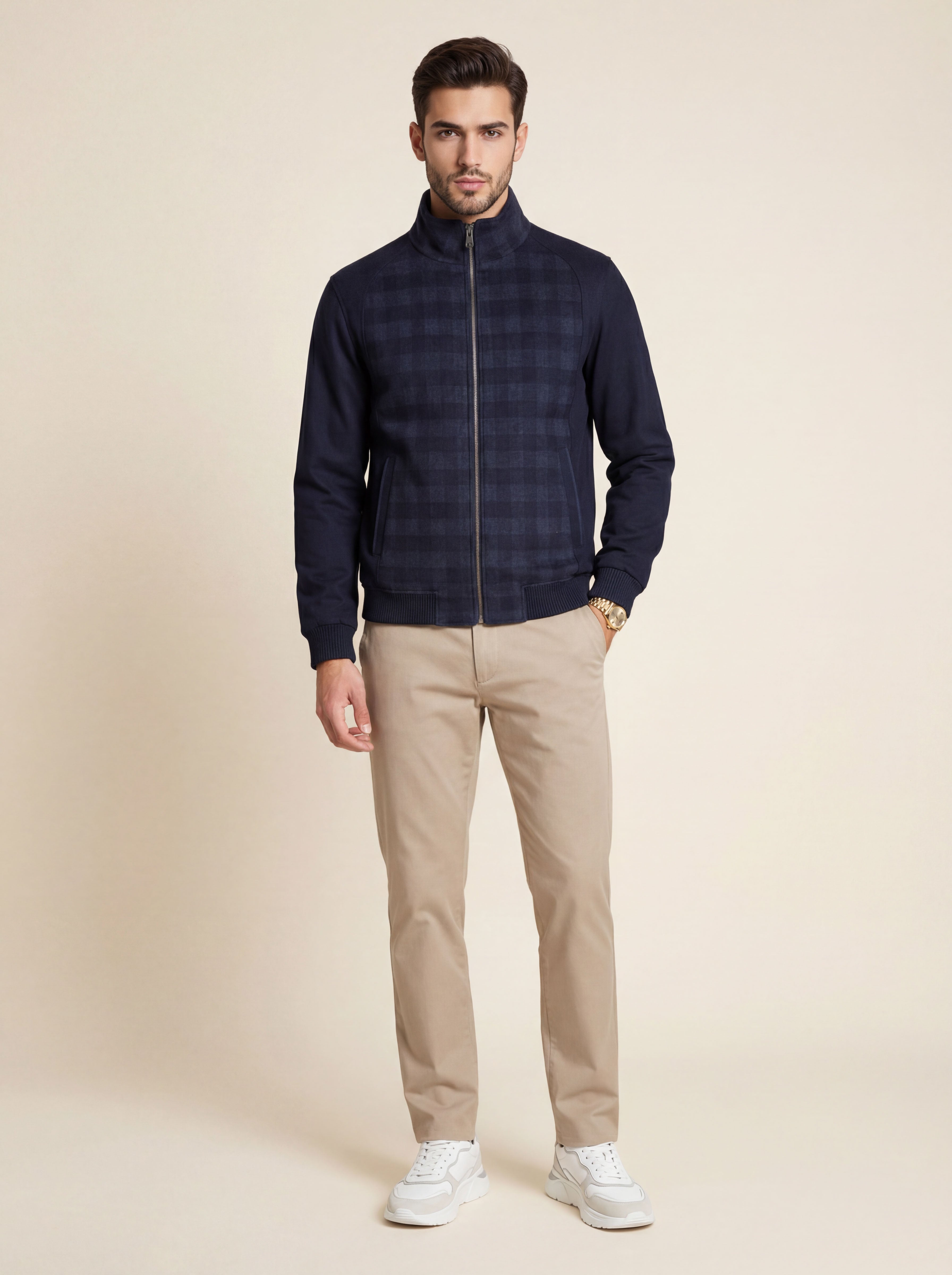 Pánska Prechodná Bunda Caminare - Jarná a Jesenná Bunda - Franco fashion