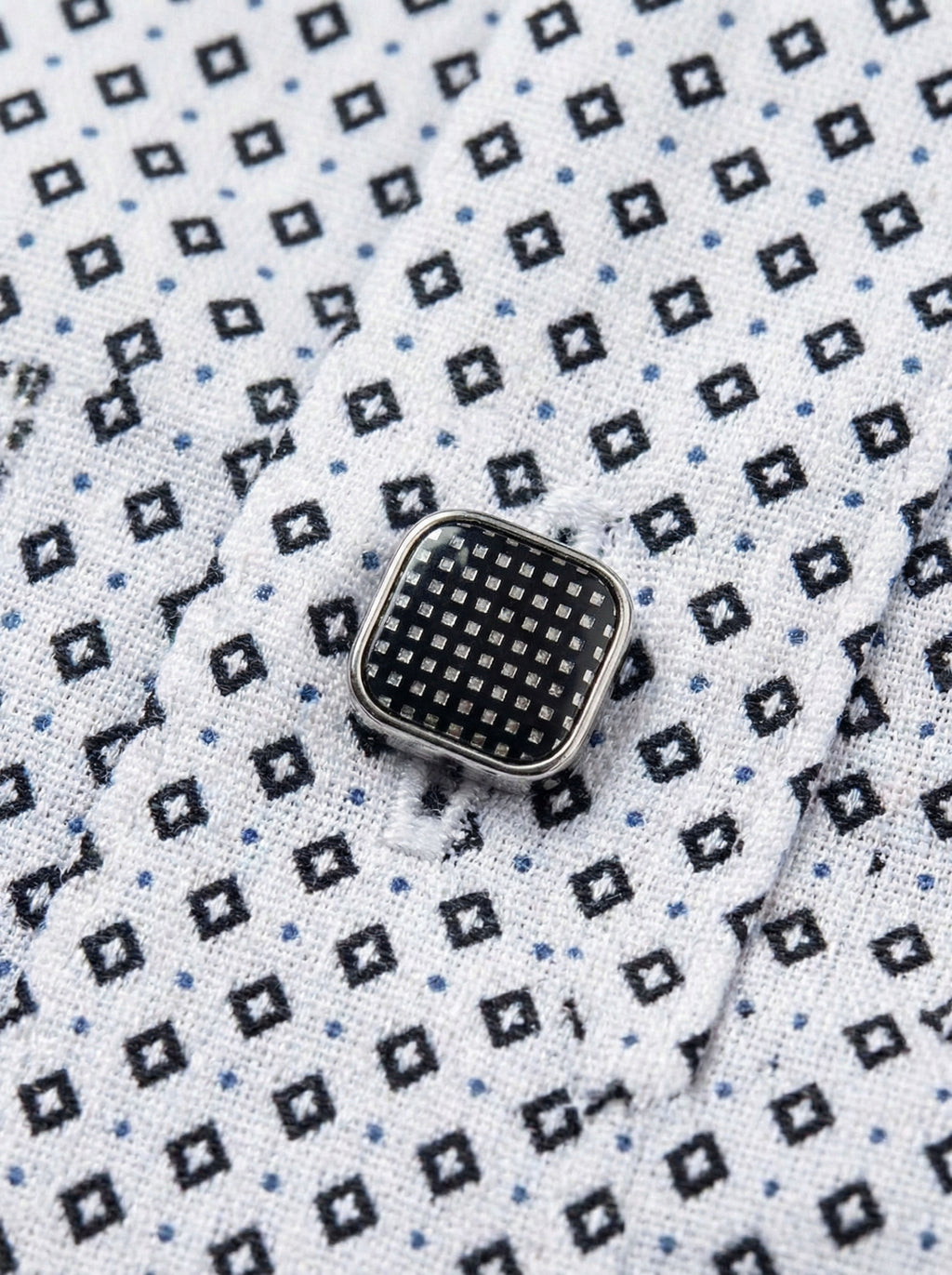 Pánska biela košeľa s Camminare  - elegantná slim fit košeľa - Franco fashion