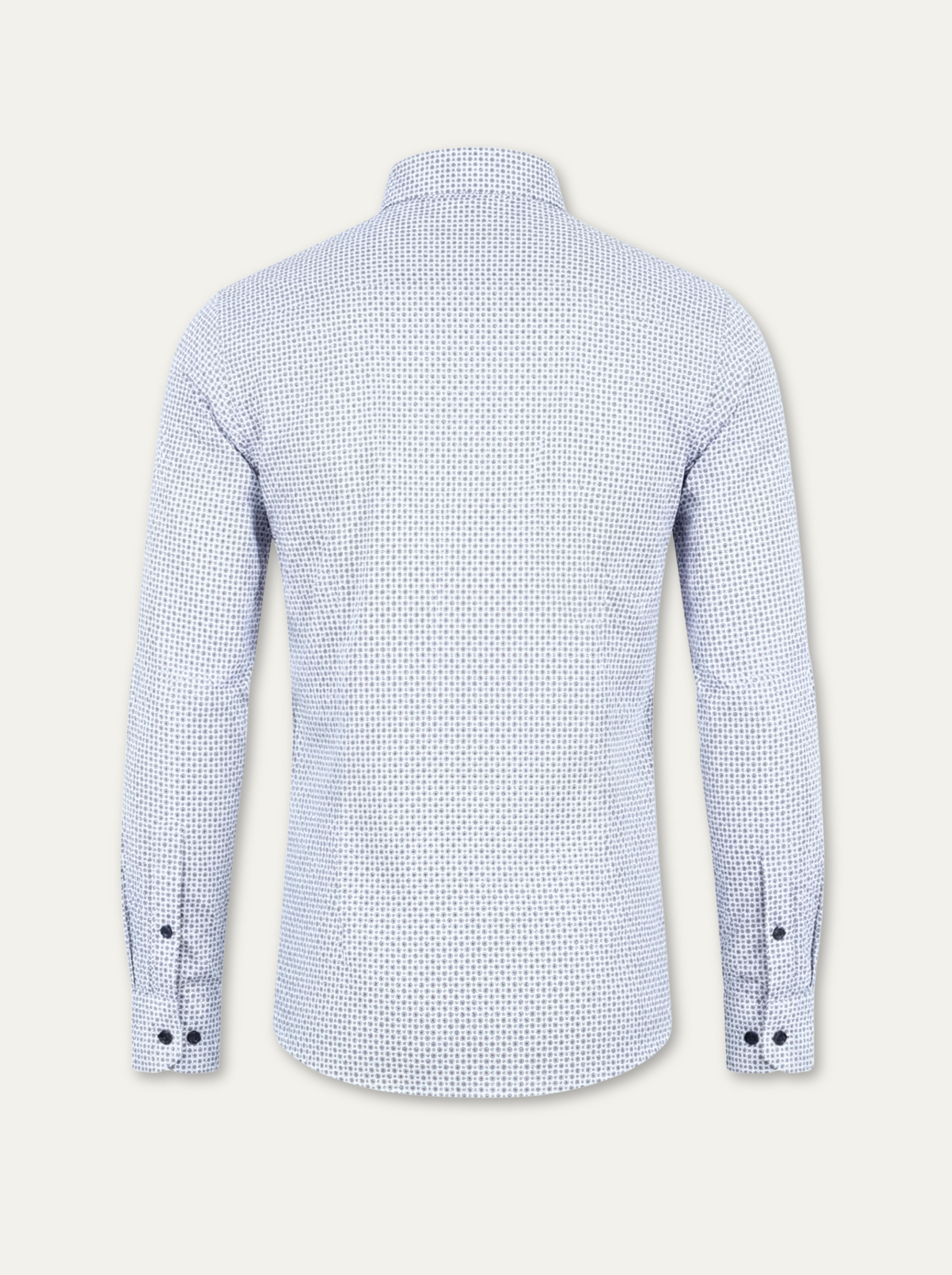 Pánska biela košeľa s Camminare  - elegantná slim fit košeľa - Franco fashion