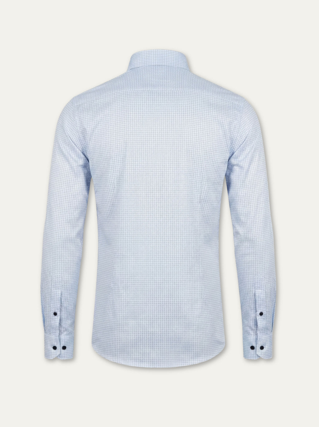 Pánska  košeľa  Camminare s geometrickým vzorom - elegantná slim fit košeľa - Franco fashion