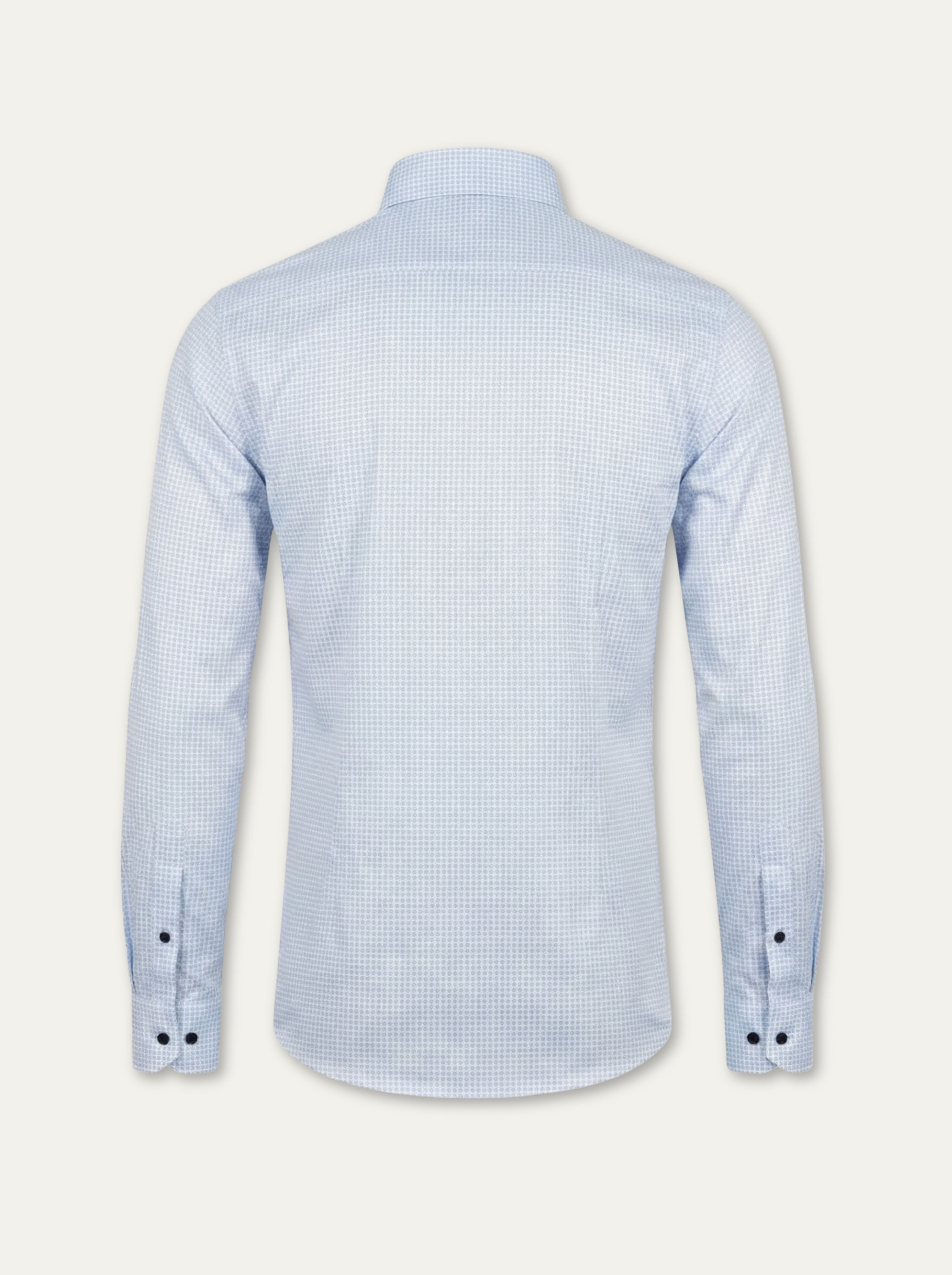 Pánska  košeľa  Camminare s geometrickým vzorom - elegantná slim fit košeľa - Franco fashion