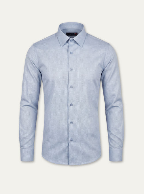 Pánska košeľa Giovanni Ferinni - Slim fit košeľa s jemným vzorom - Franco fashion