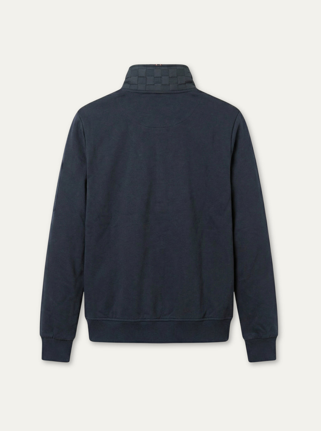 Pánska mikina Antracid na zips s textúrovaným vzorom - Franco fashion