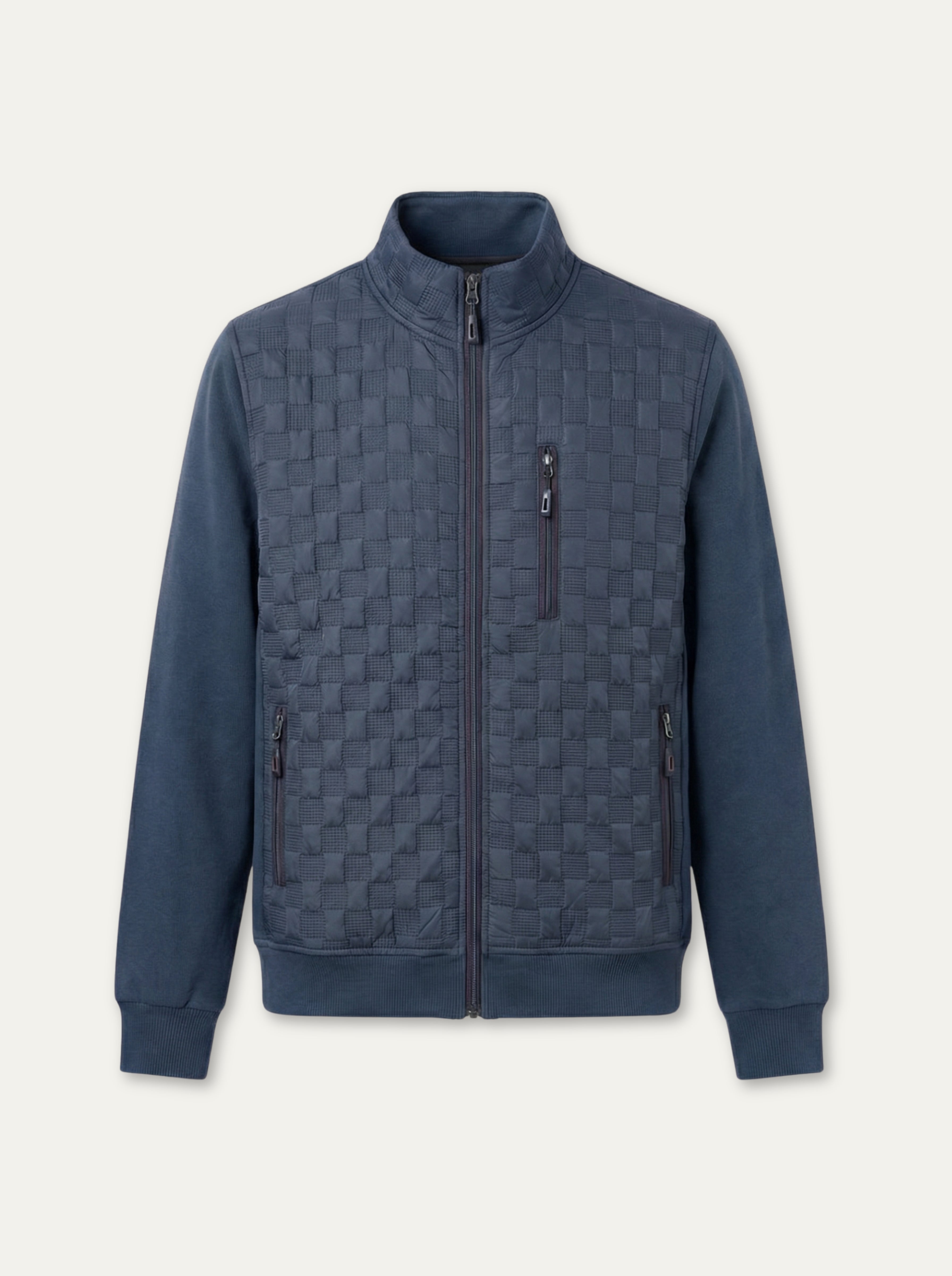 Pánska mikina Antracid  s funkčnými vreckami - Franco fashion