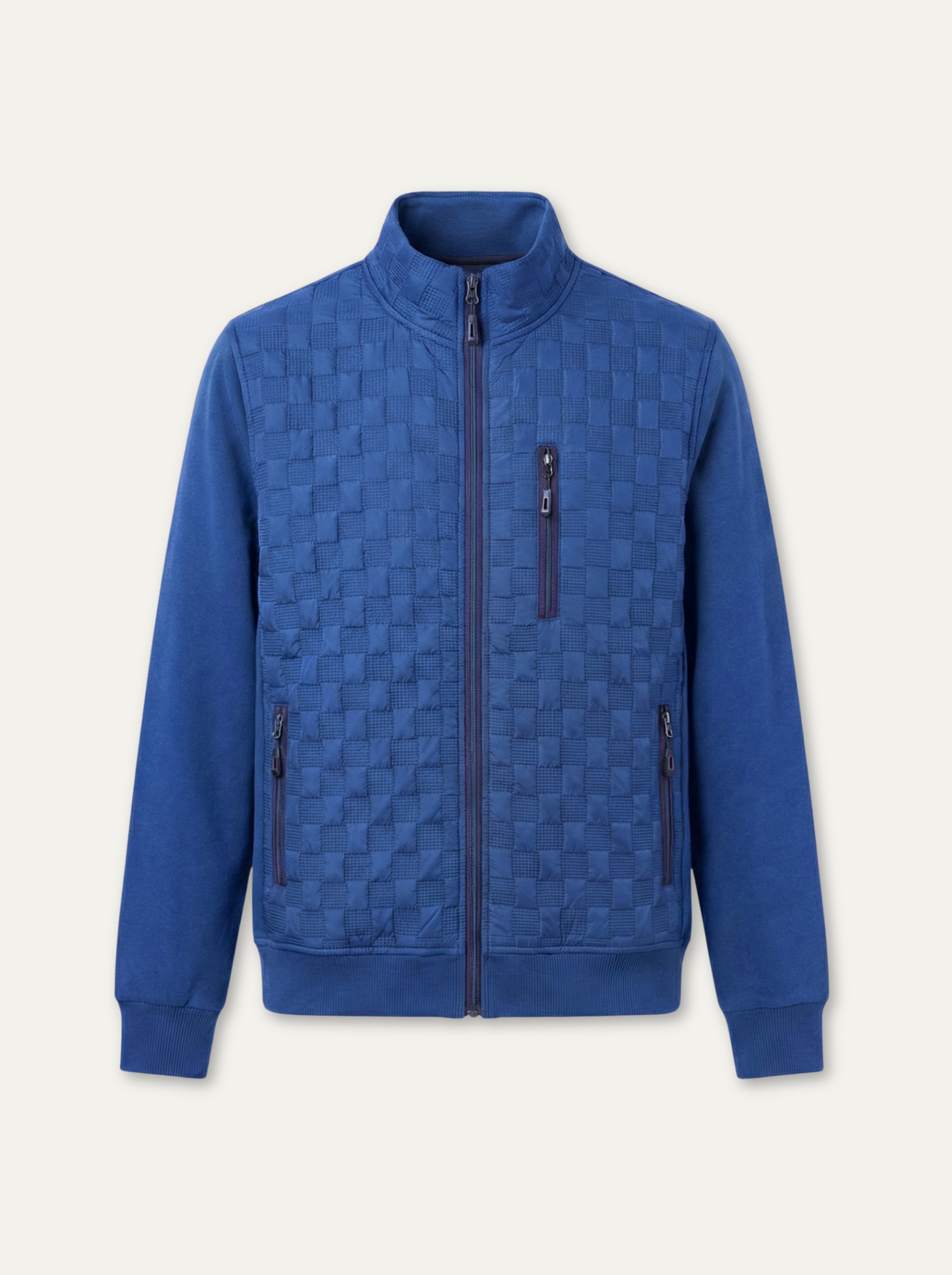 Pánska mikina Antracid  s funkčnými vreckami - Franco fashion