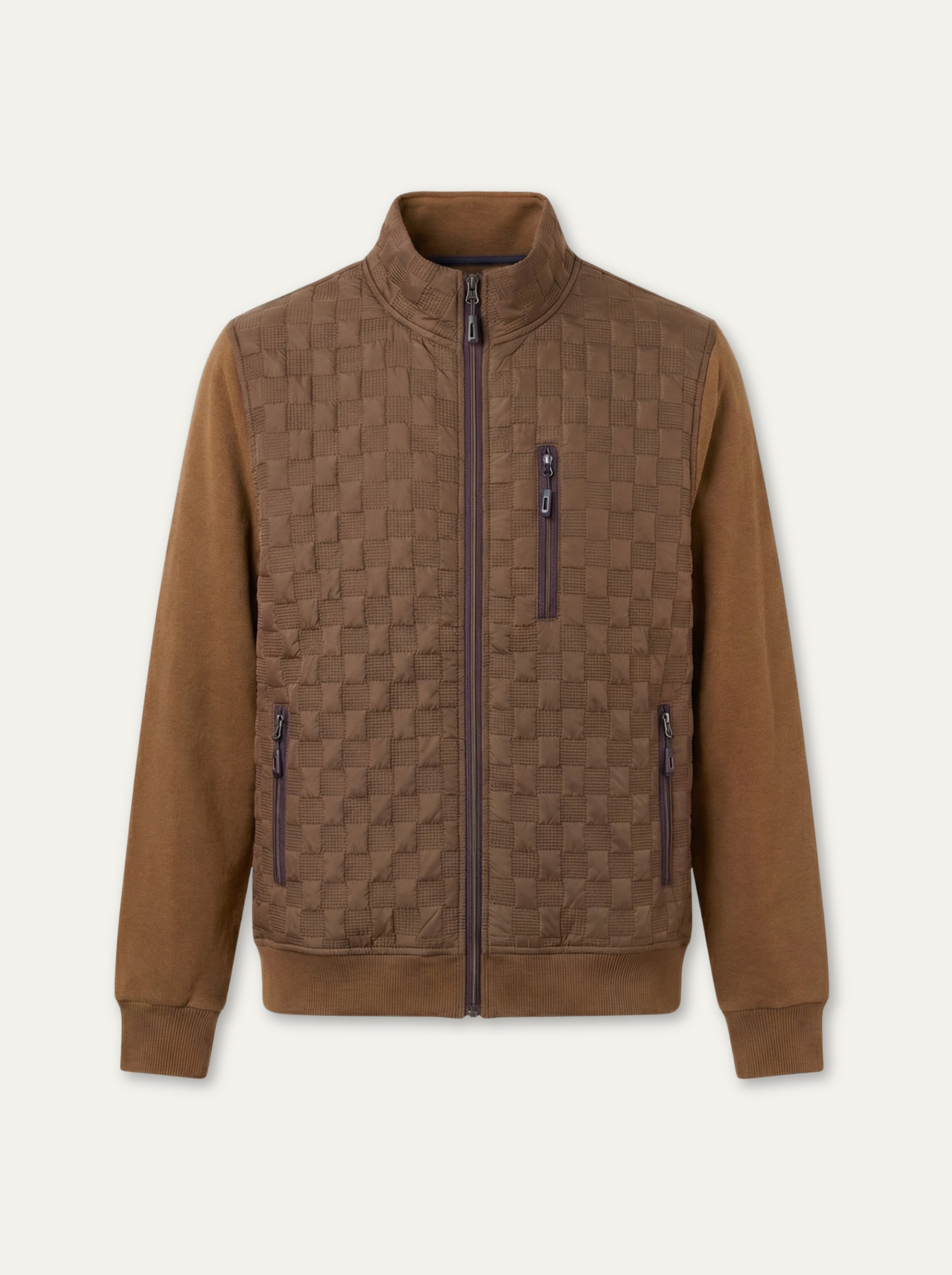 Pánska mikina Antracid  s funkčnými vreckami - Franco fashion