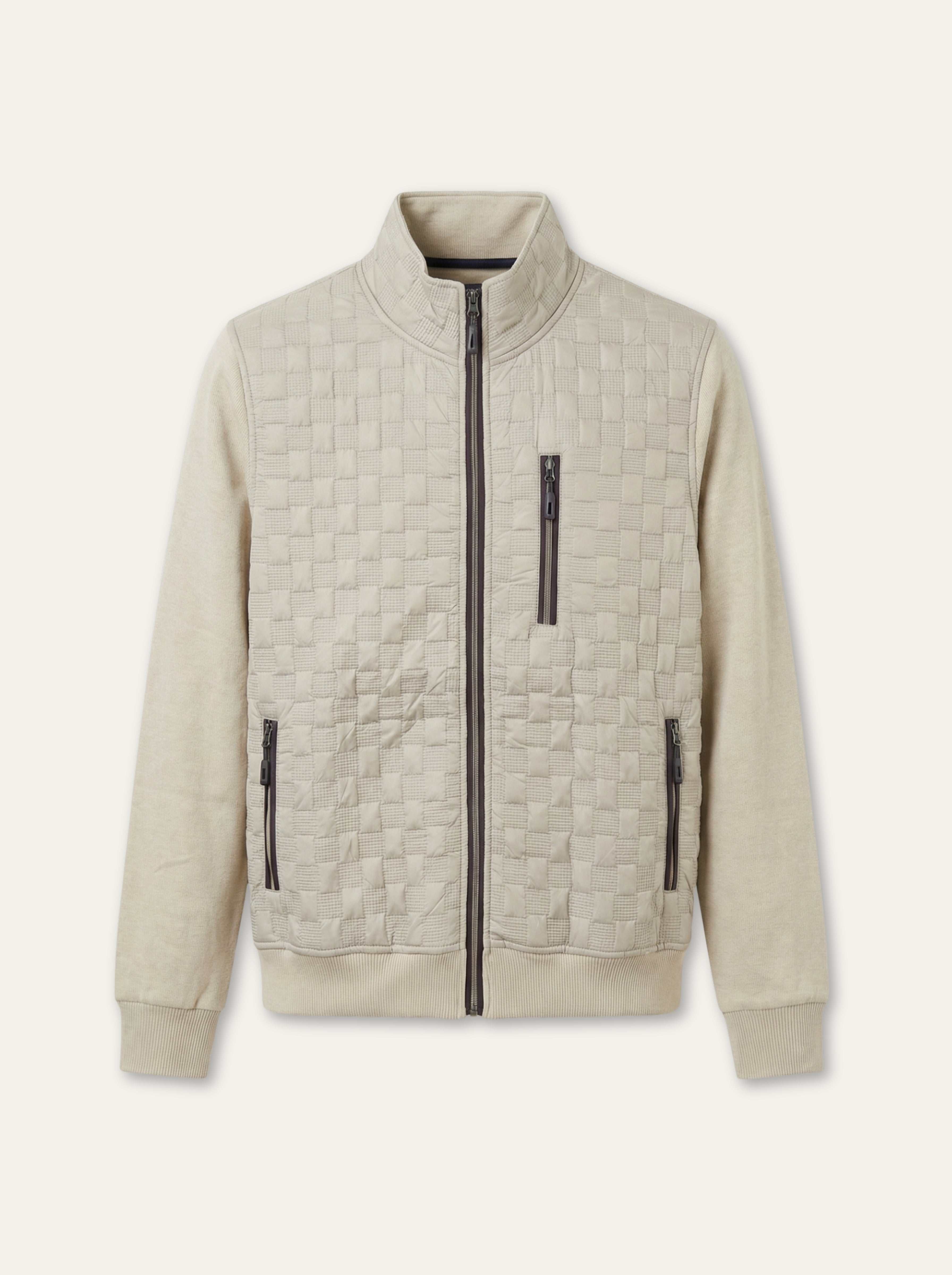 Pánska mikina Antracid  s funkčnými vreckami - Franco fashion