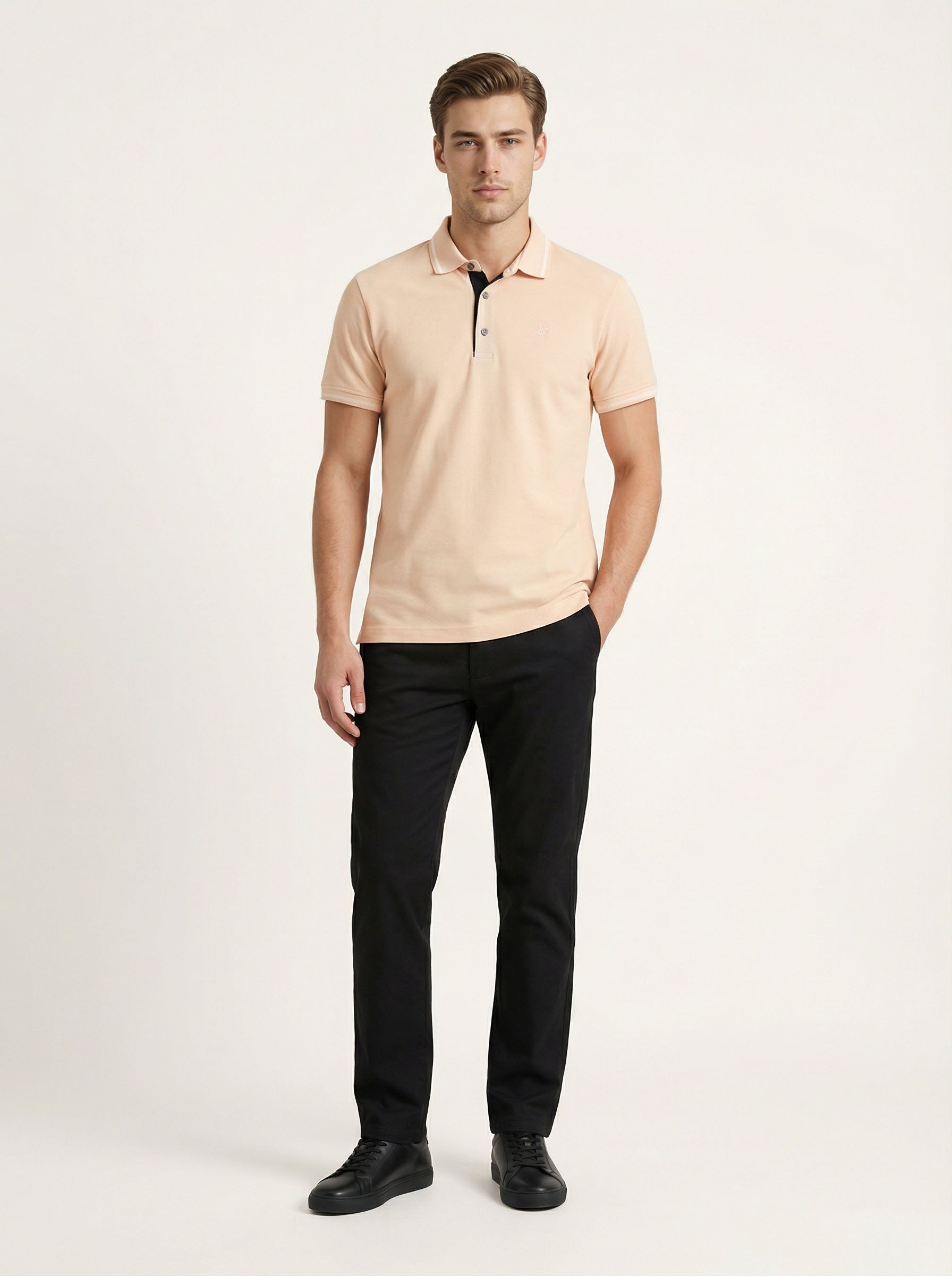 Pánska polokošeľa Antracid  - bavlnená, prémium kvalita, klasický strih - Franco fashion