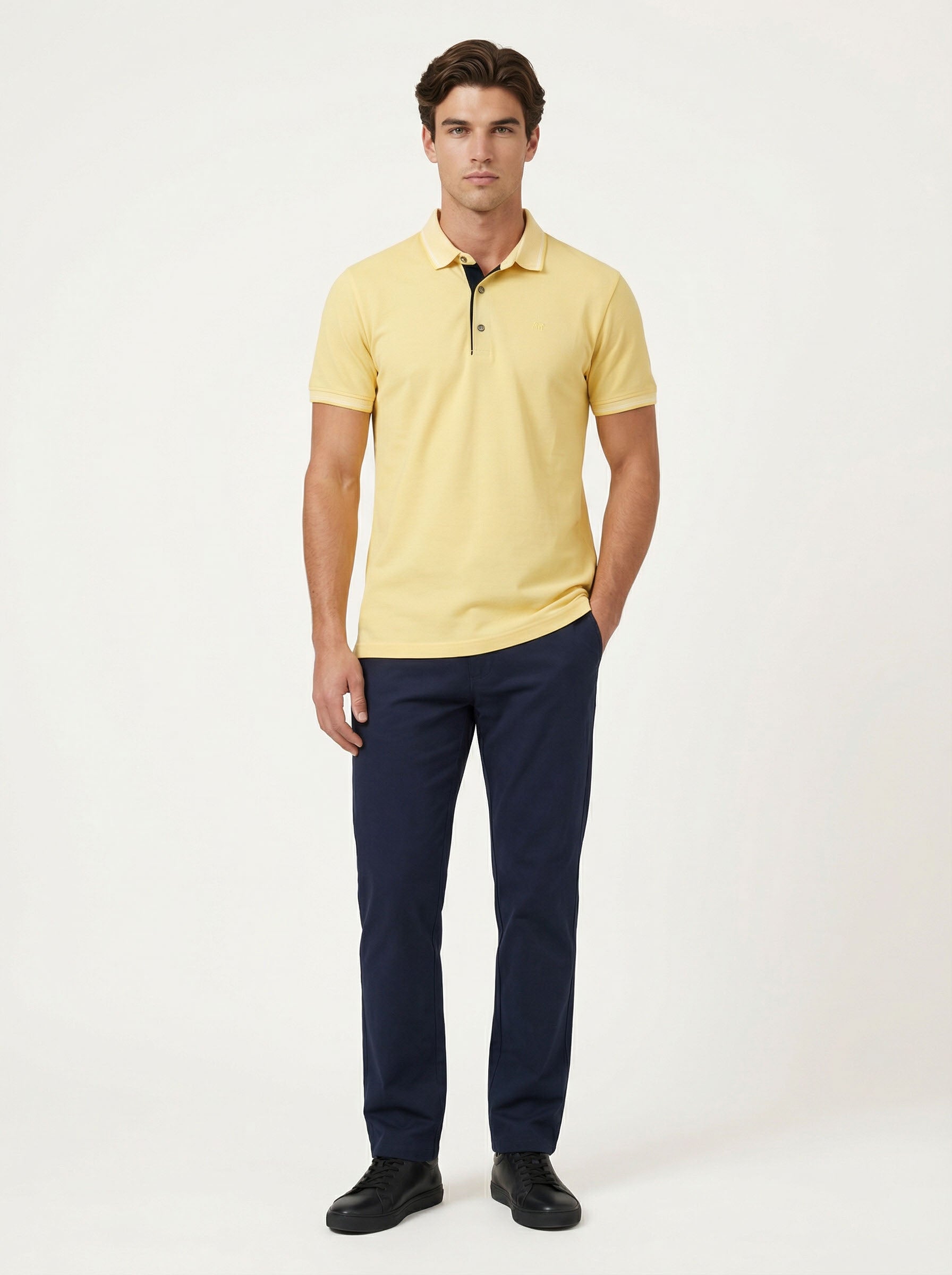 Pánska polokošeľa Antracid  - bavlnená, prémium kvalita, klasický strih - Franco fashion