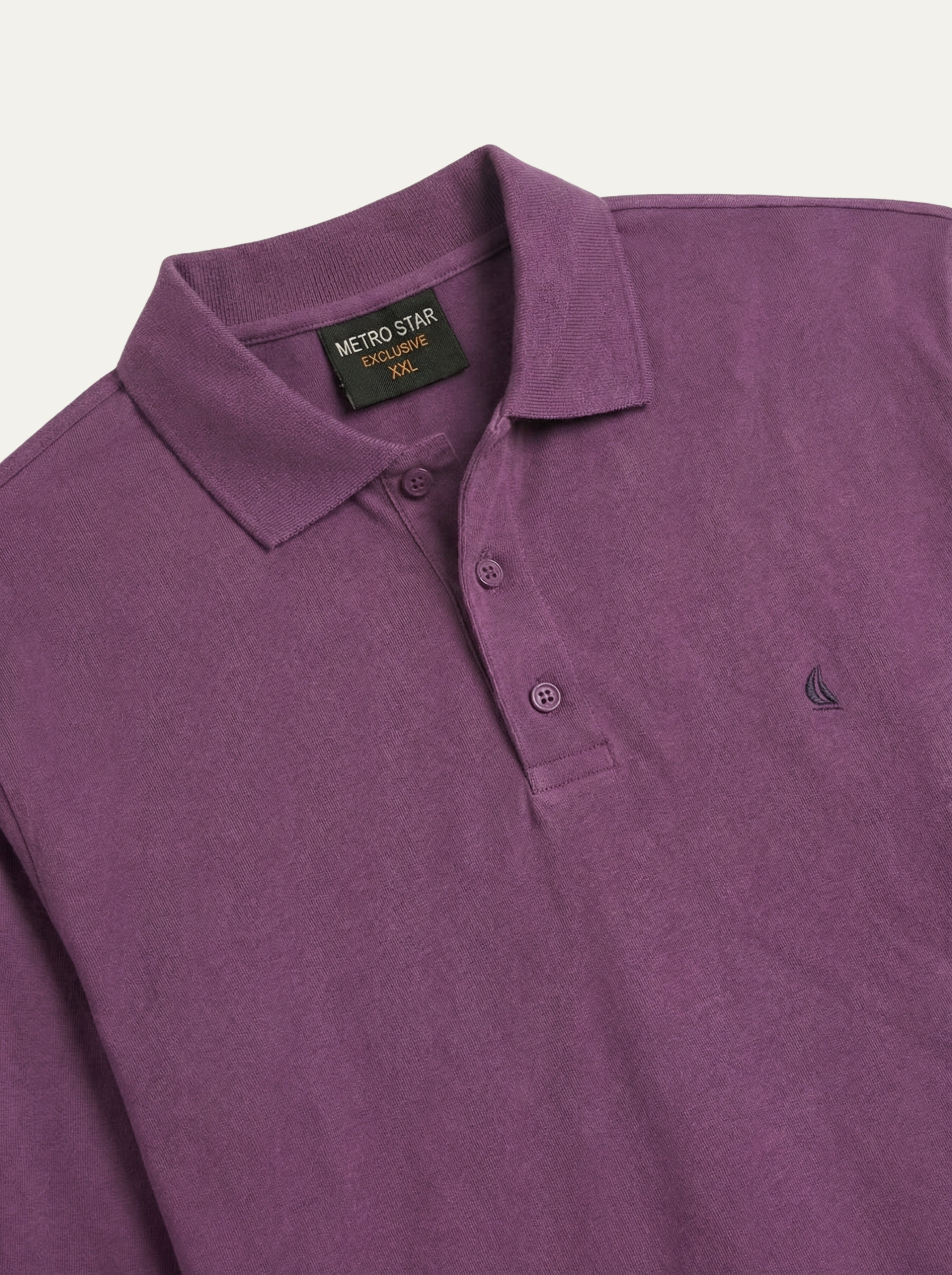 Pánska polokošeľa  Metro Star s dlhým rukávom a klasickým dizajnom - Franco fashion