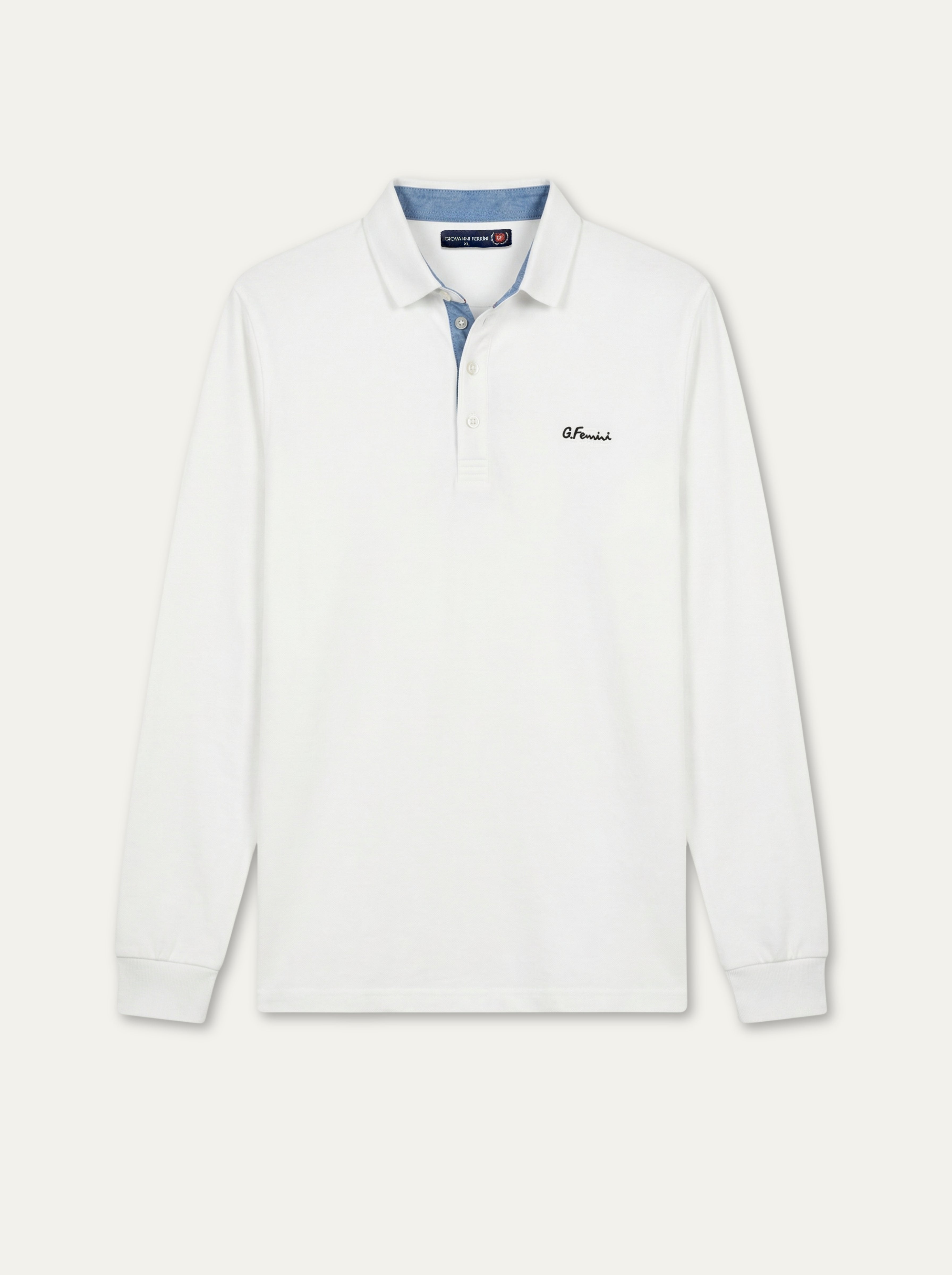 Pánska polokošeľa s dlhým rukávom Giovanni Ferrini - Franco fashion