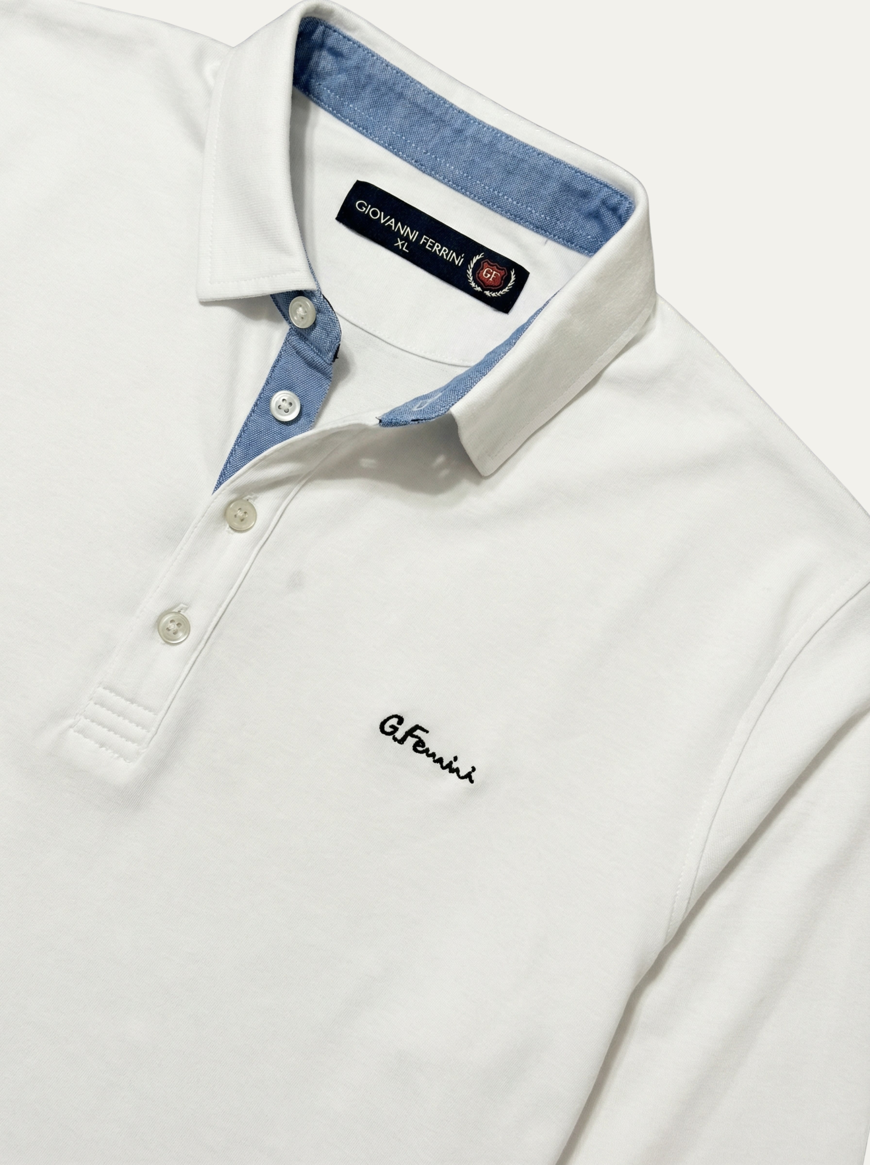 Pánska polokošeľa s dlhým rukávom Giovanni Ferrini - Franco fashion