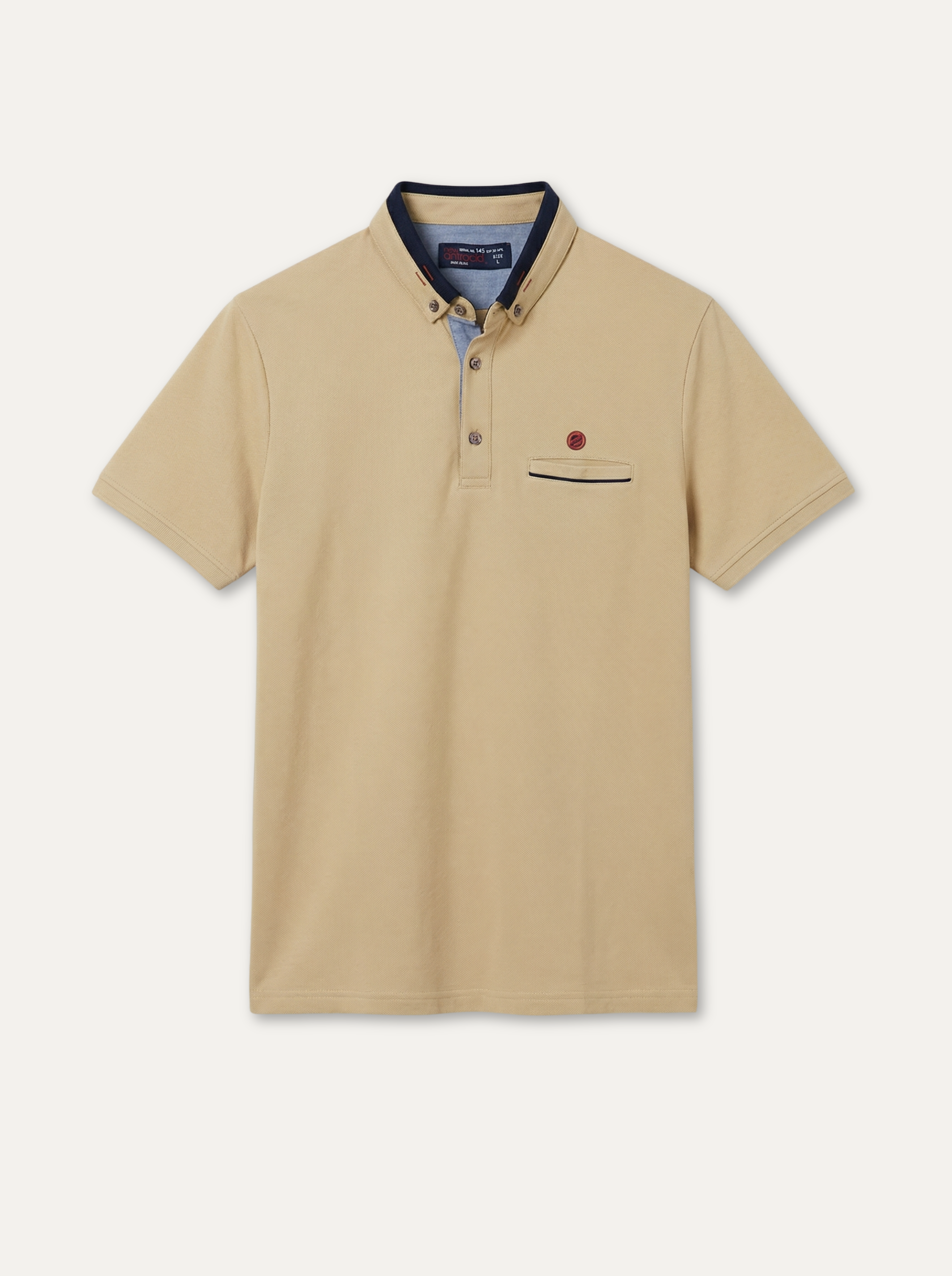 Pánska polokošeľa s náprsným vreckom - bavlnená, prémium, klasická - Franco fashion