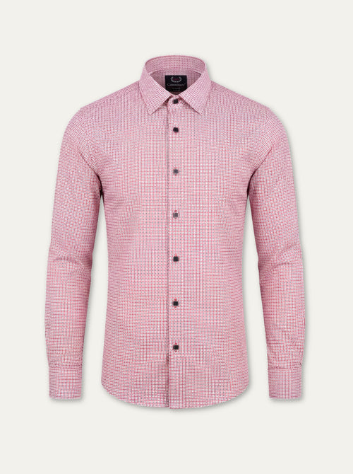 Pánska ružová košeľa Camminare  - elegantná slim fit košeľa - Franco fashion