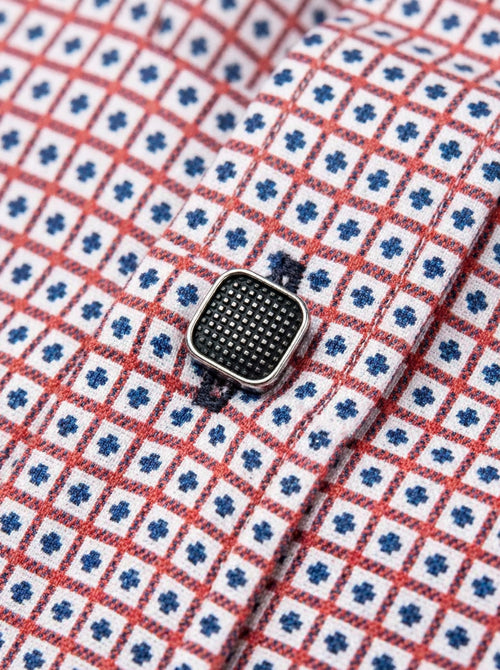 Pánska ružová košeľa Camminare  - elegantná slim fit košeľa - Franco fashion