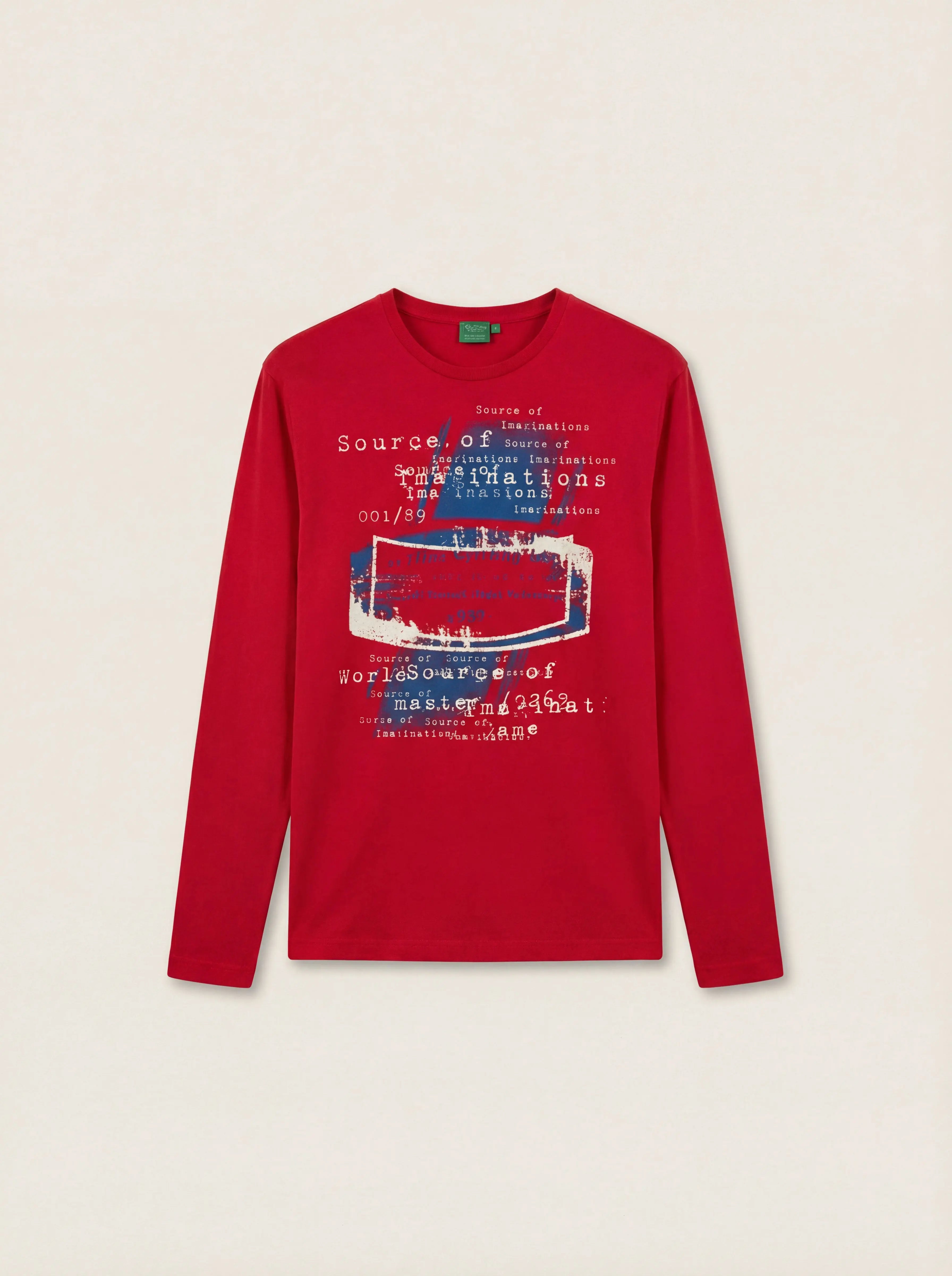 Pánske Tričko Cons Jeans - Bavlnené Tričko s Potlačou - Franco fashion