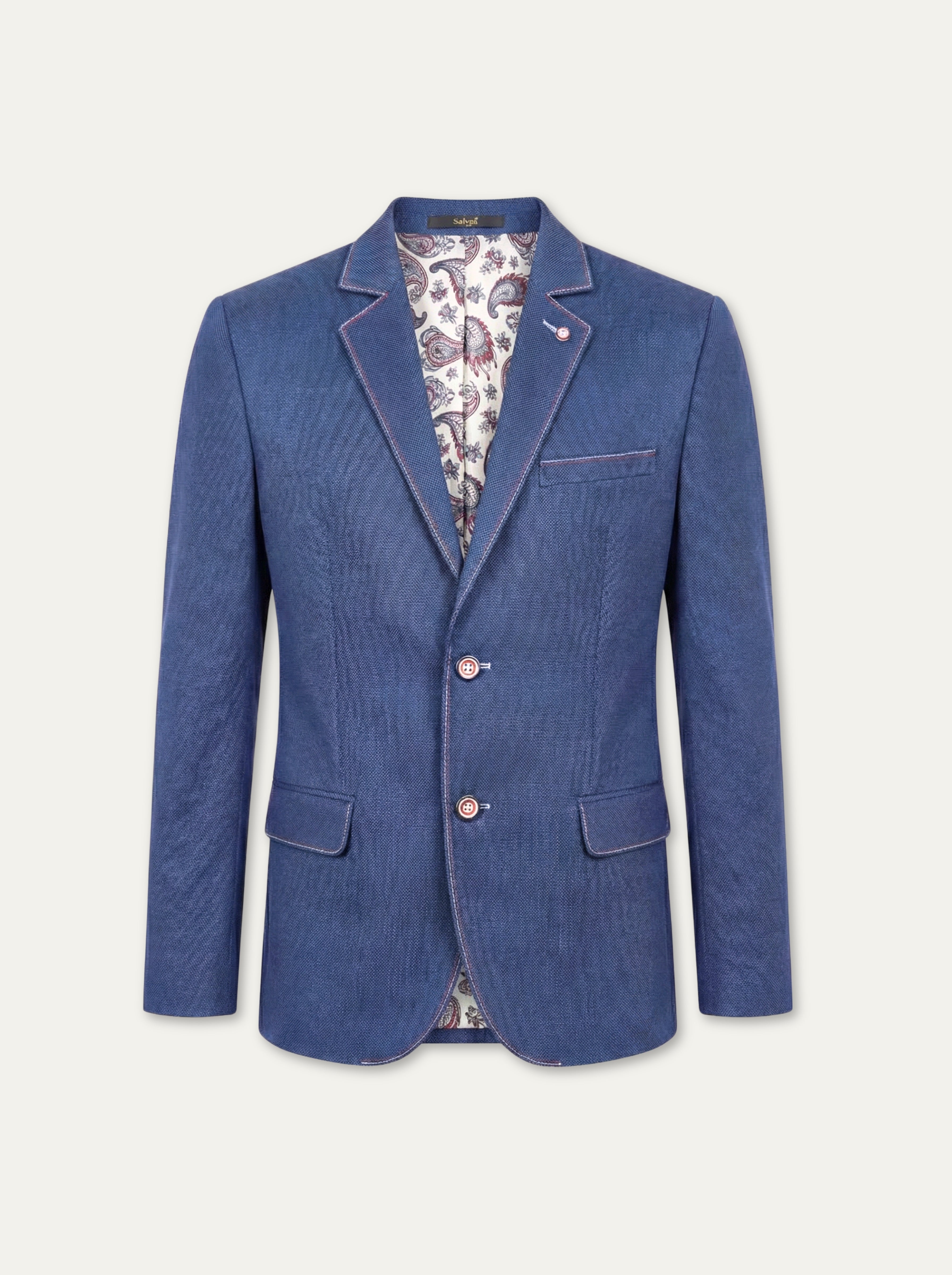 Pánske sako 4YOU  s kontrastným lemovaním - Franco fashion