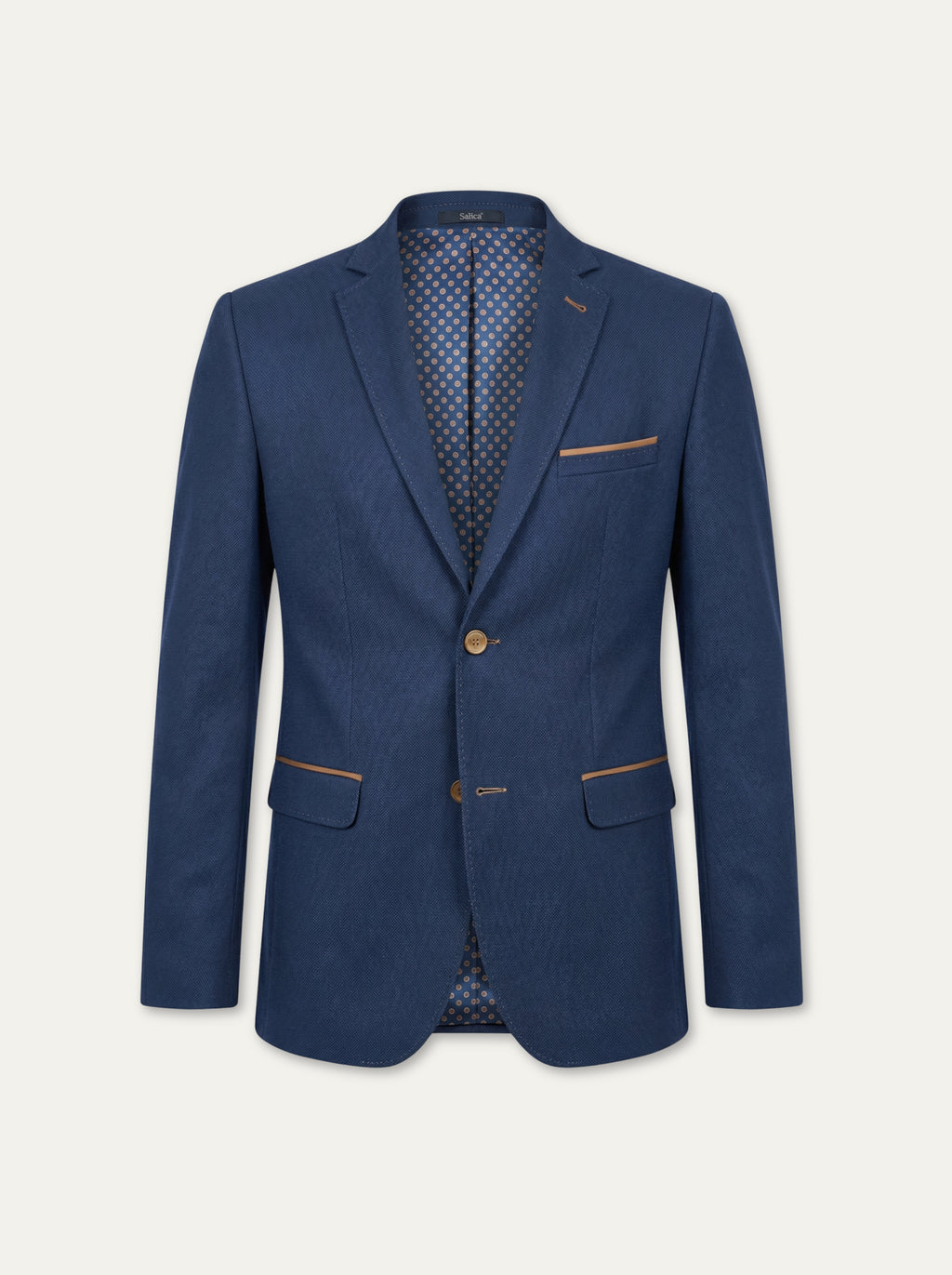 Pánske sako ALICANTE s kontrastnými detailmi - Franco fashion
