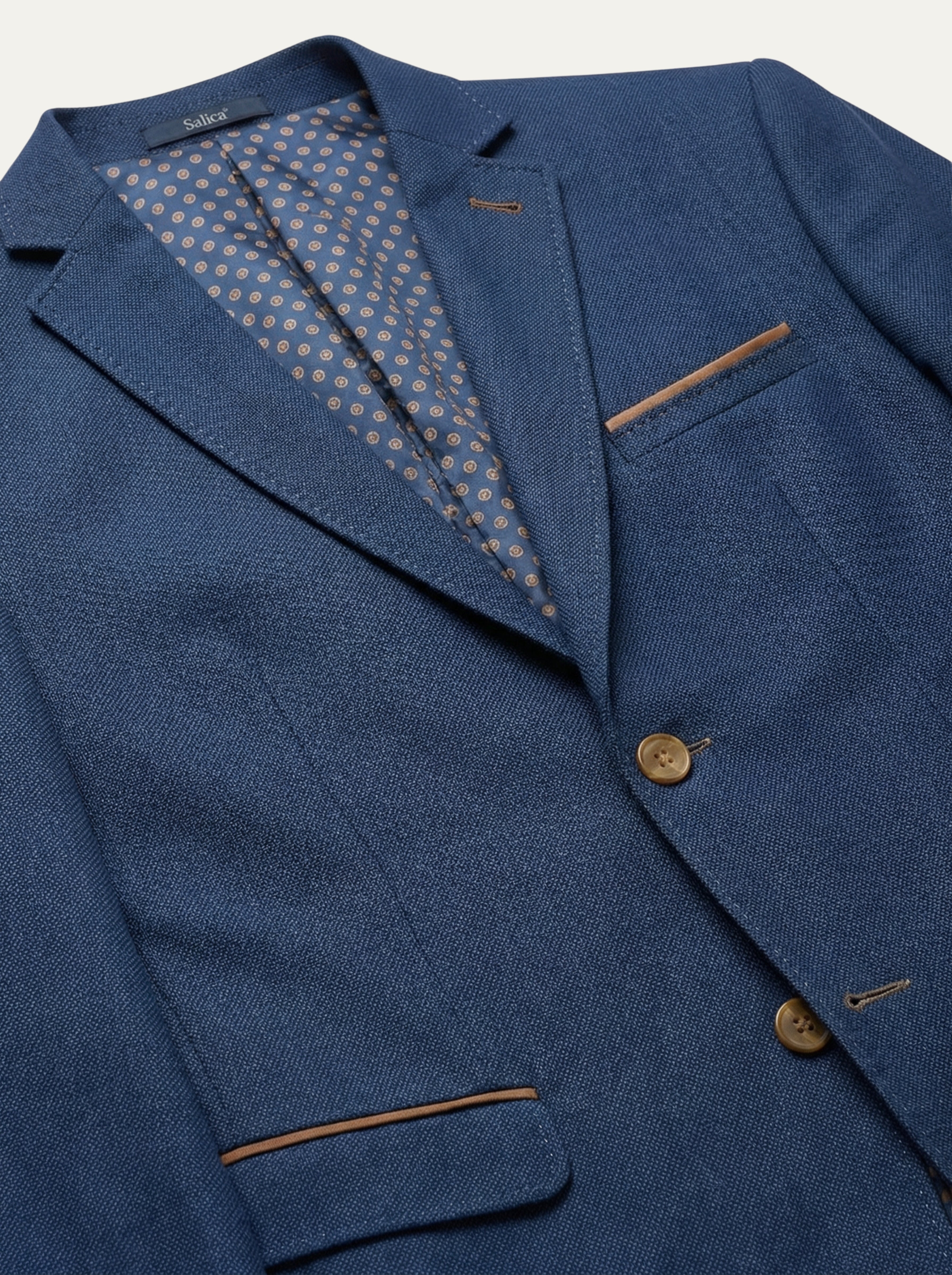 Pánske sako ALICANTE s kontrastnými detailmi - Franco fashion